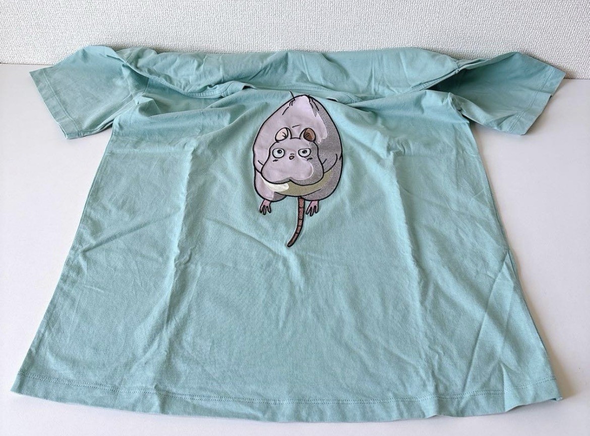 Loewe Spirited Away Ghibli T-Shirt Boh Mouse Mint Green Mens XS Worn Once Rare gallery