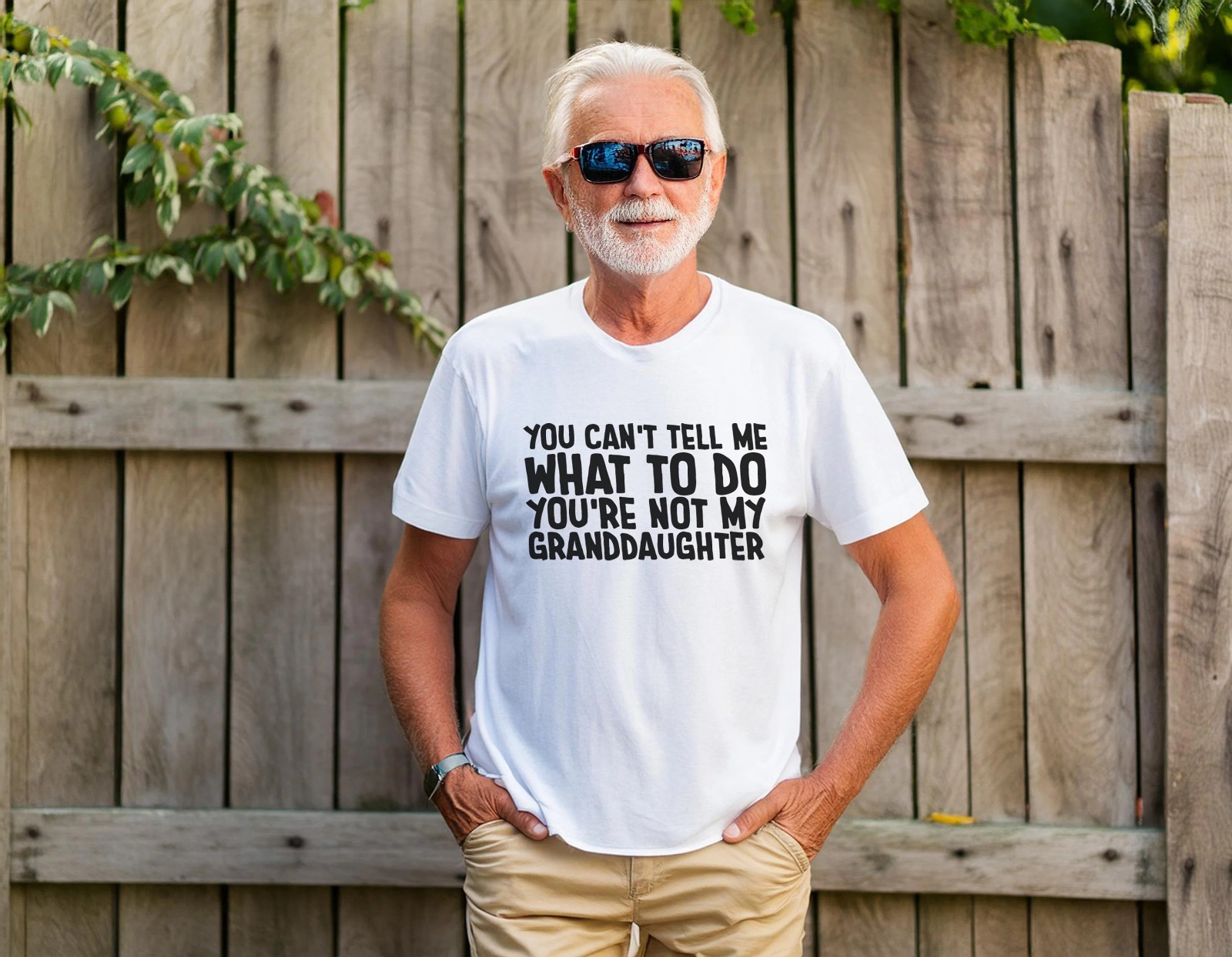 Funny Grandpa Shirt You’re Not My Granddaughter Tee Father’s Day Gift S-5XL gallery