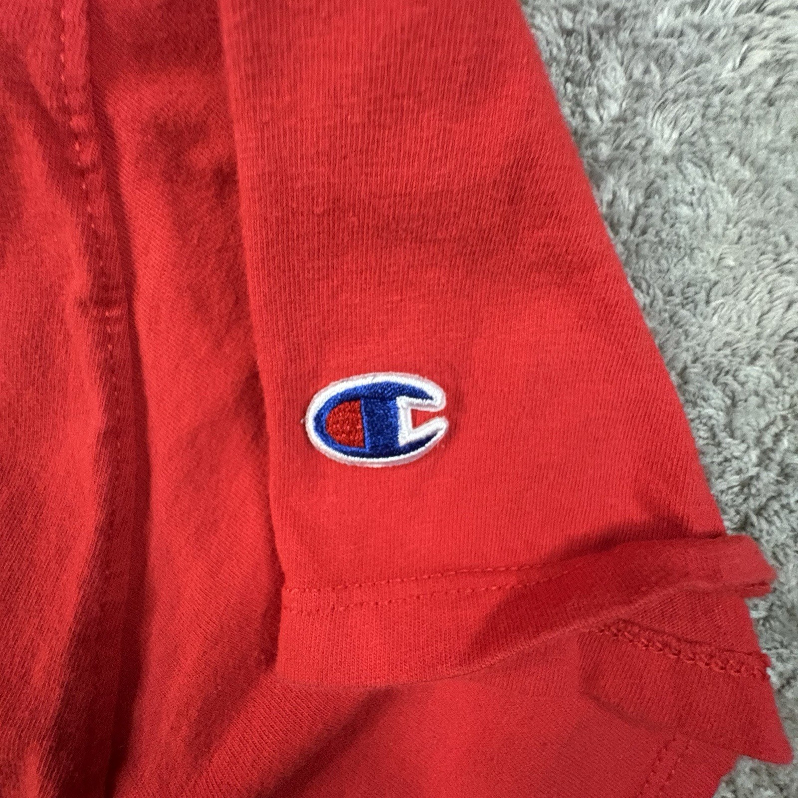 Champion Men's L Red T Shirt SEE DESCRIPTION gallery