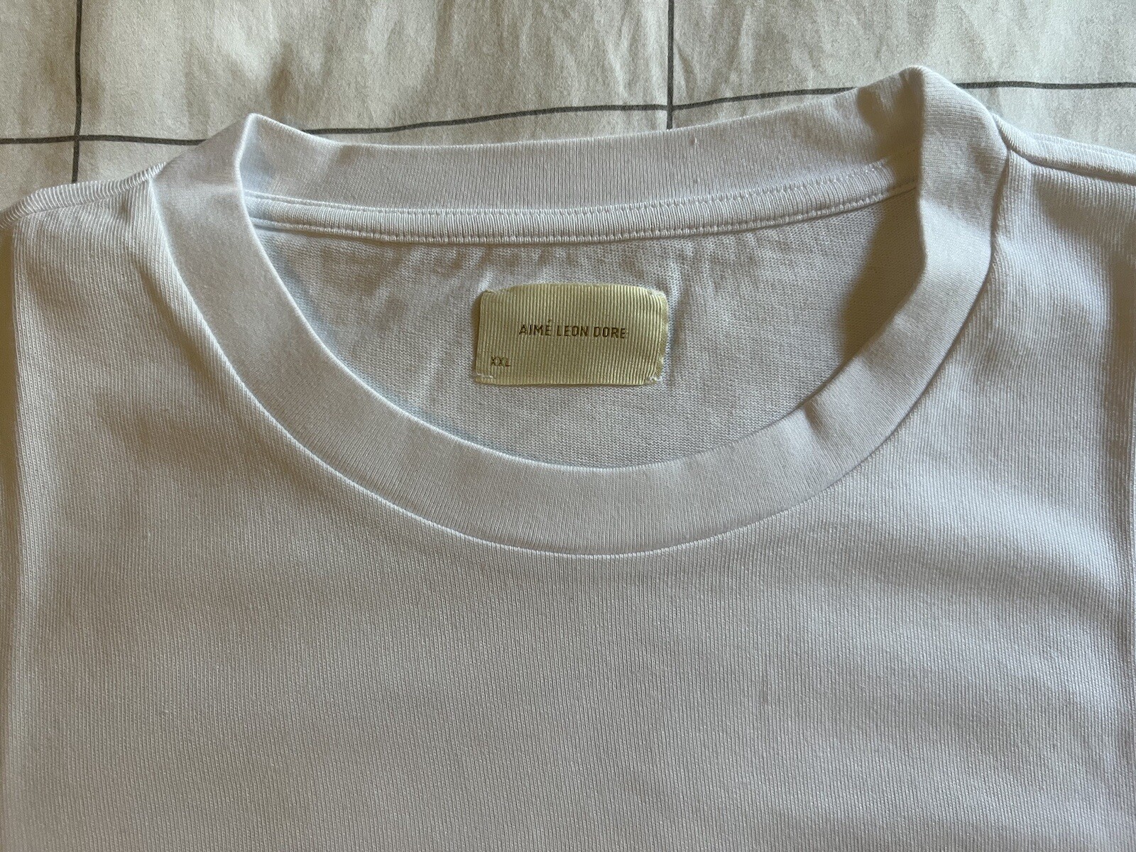 Aime Leon Dore ALD / Spring Photo White Short-Sleeve Logo Tee T-Shirt XXL SS23 gallery
