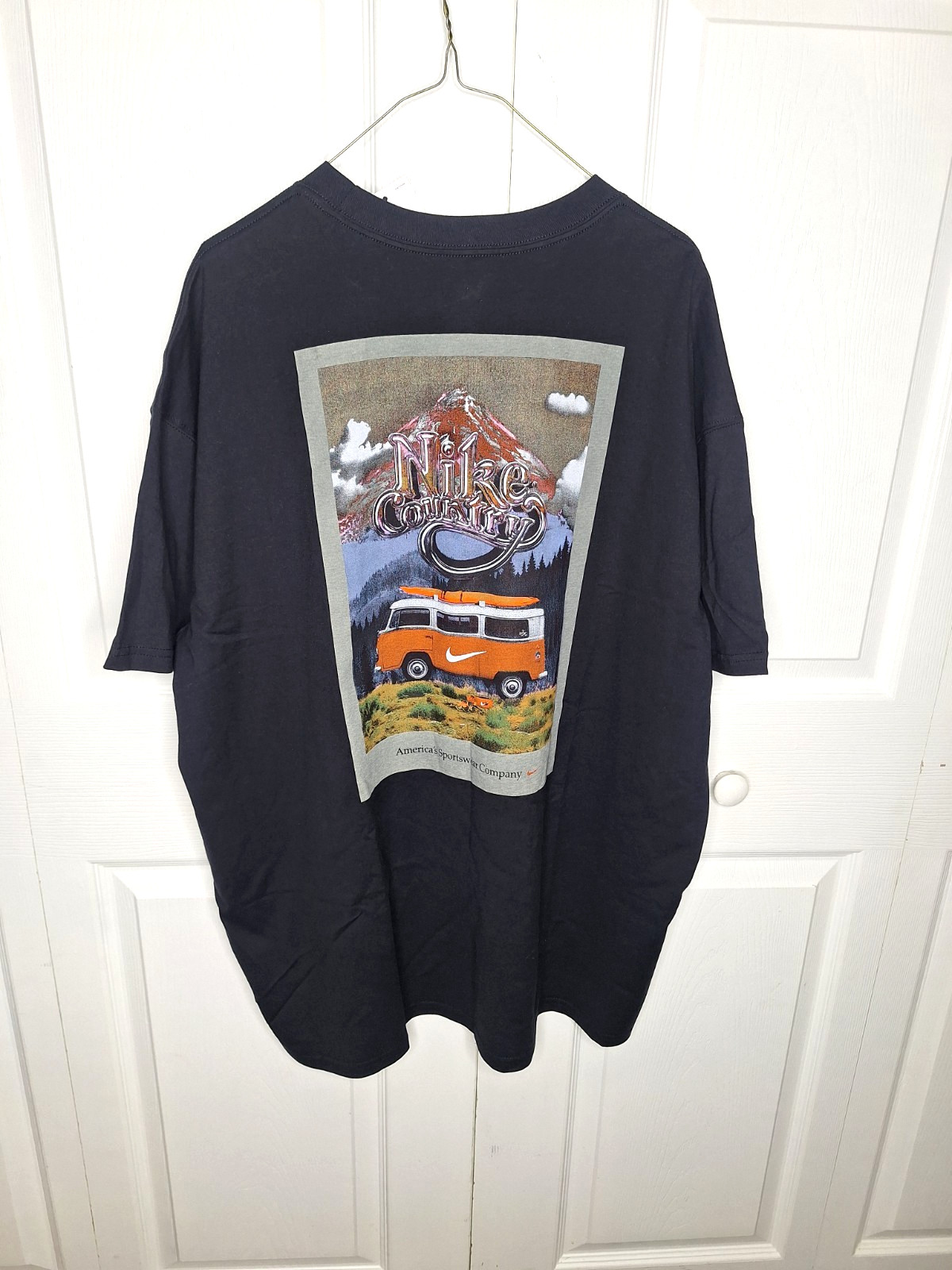 Nike America’s Sportswear Country T-Shirt Black IB3754-010 size XL Van Life