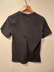 Roku Studio Tear Dripping Shirt Black w Yellow Large RARE Streetwear Rap Tee