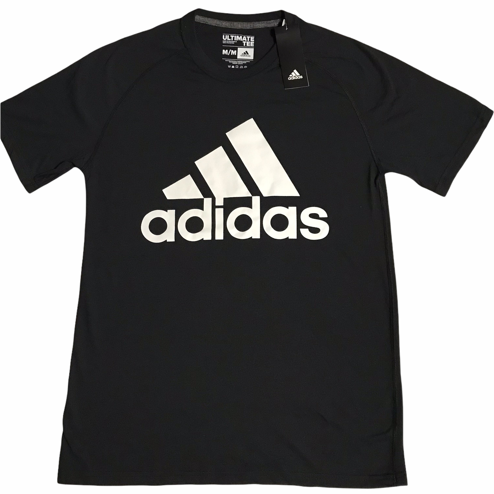 Adidas Men's Ultimate Graphic T-Shirt Size M-XL Black Navy Blue White Gray gallery