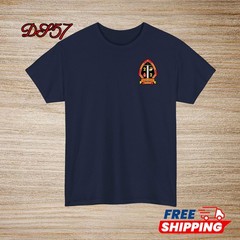 2nd Battalion 2nd Marine Regiment USMC Small Logo T-Shirt S-5XL Made In USA