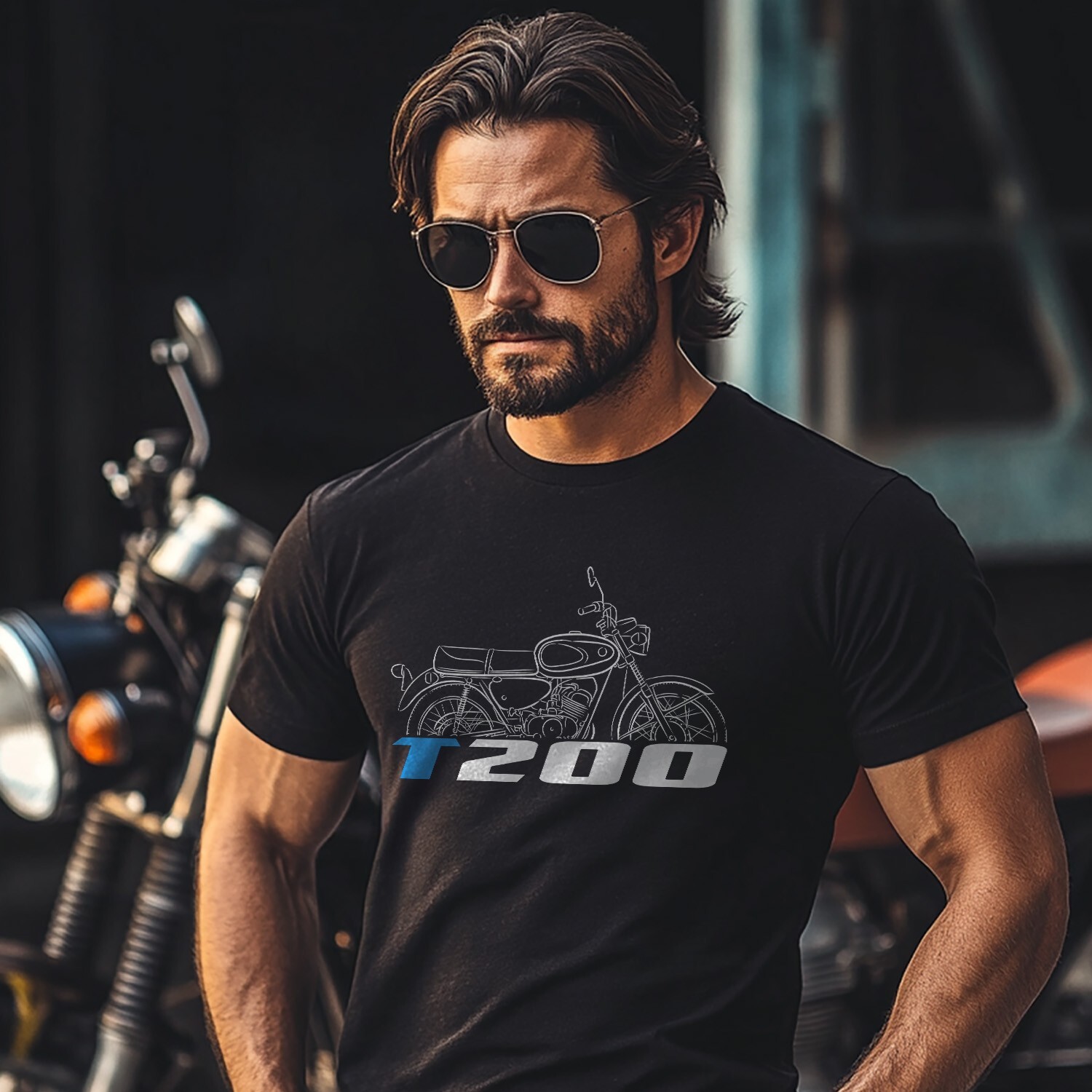 Suzuki T200 1967-1971 - Motorcycle T-Shirt for Riders gallery