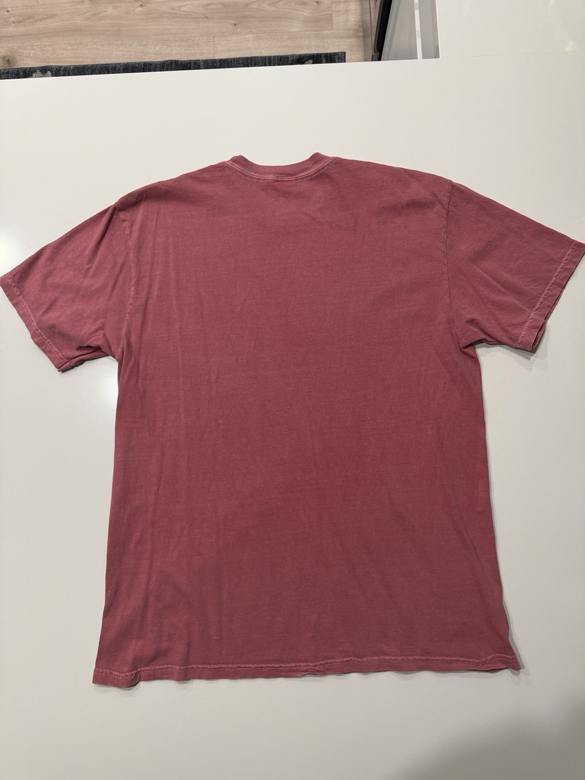 Denver Beer Co Graphic Tee Mountain Scene Washed Red XL Pre-Owned gallery