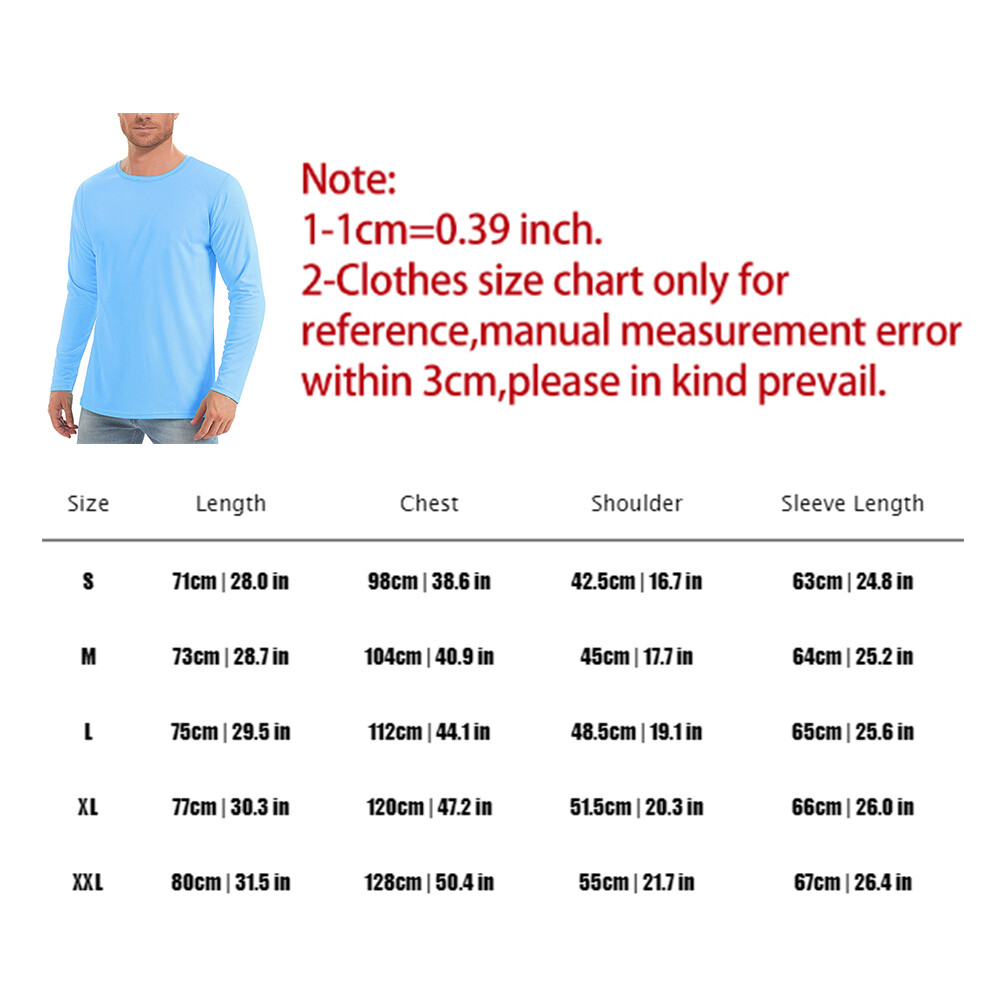 Outdoor Men Long Sleeve Shirts UPF 50+ Sun UV Protection Sunscreen Quick Dry * gallery