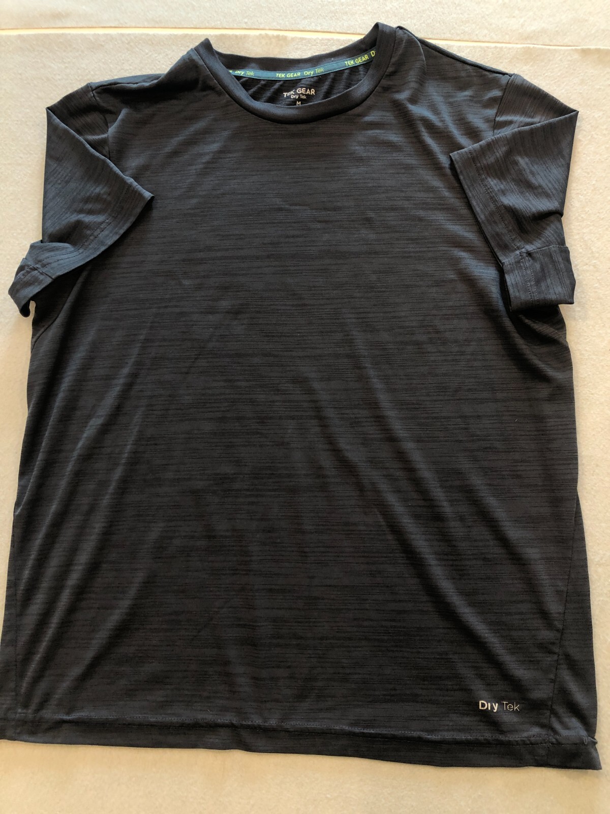 Drytek Tek Gear Shirt Men's Medium Gray Heather Activewear Tee gallery