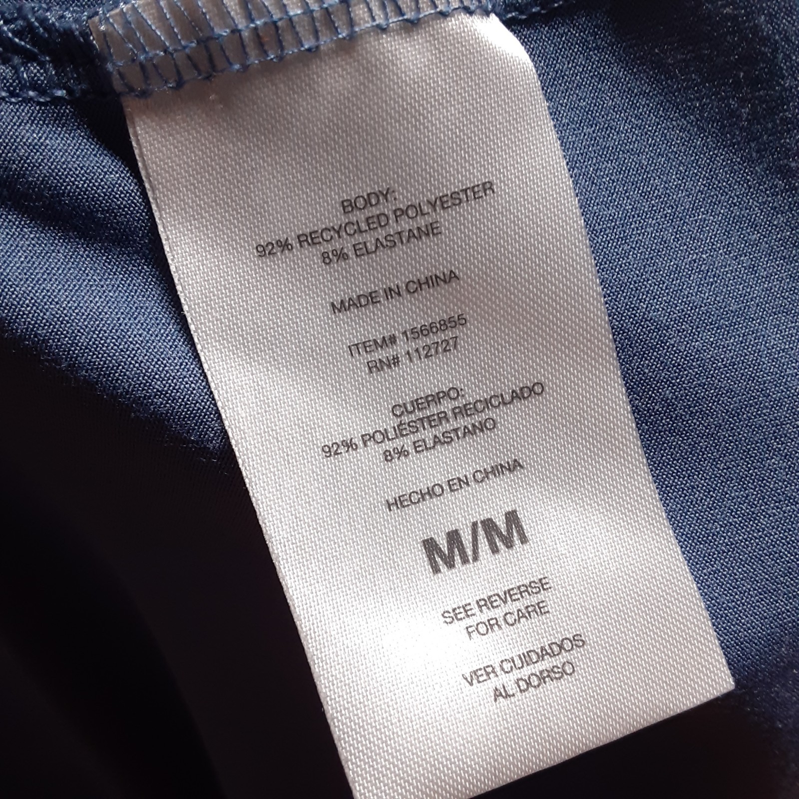 Glacier Mens Performance T-Shirt M Blue Crew SS Athletic Polyester Spandex gallery