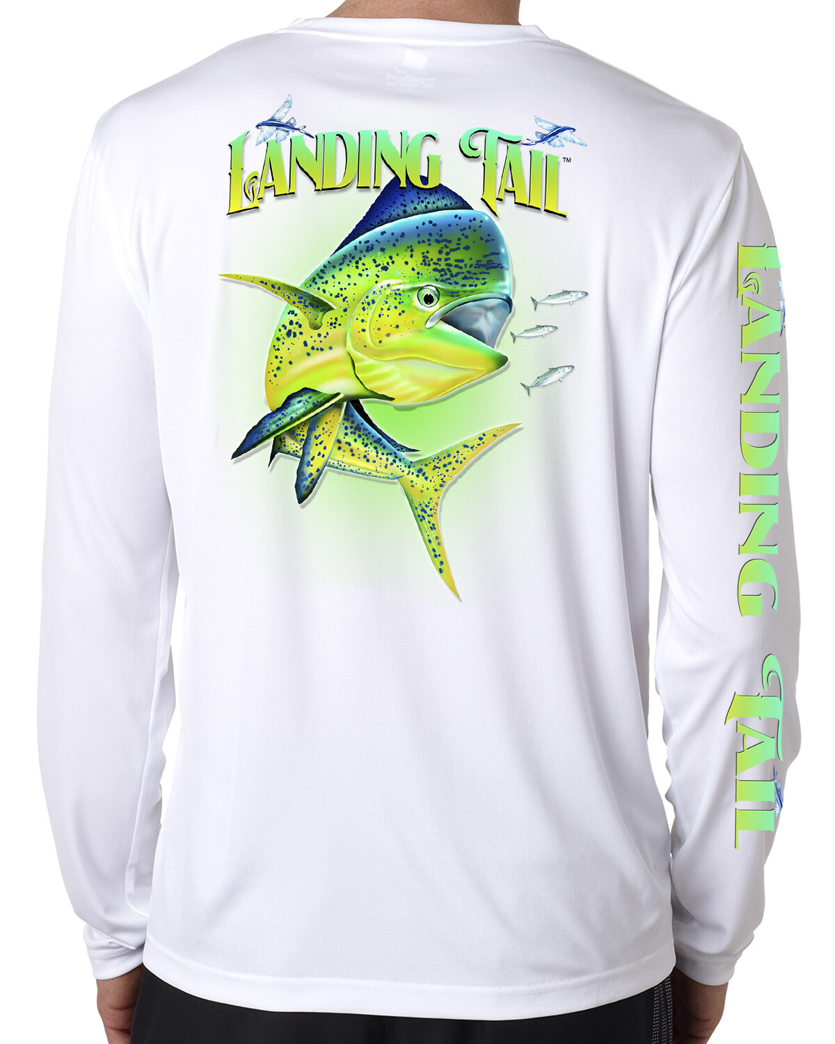 Landing Tail T shirt long sleeve microfiber saltwater fishing uv 50 Performance gallery