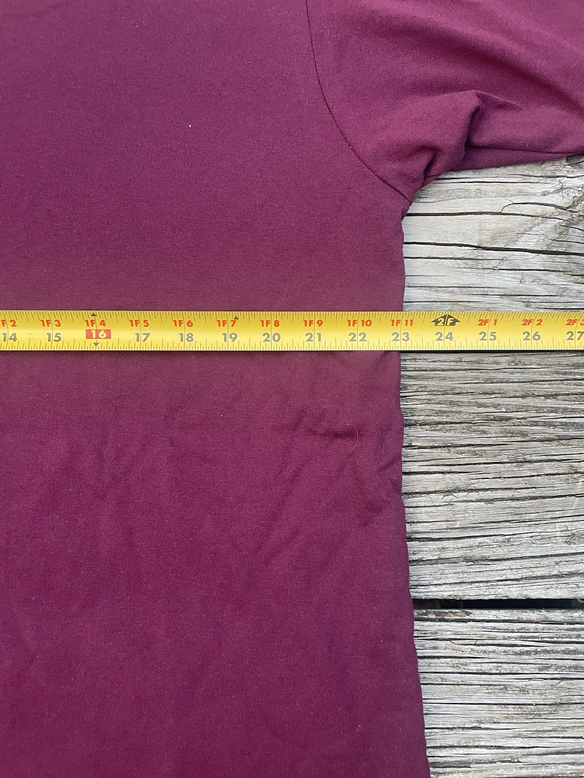 Vintage Double Face Reversible Shirt Men's XL Burgundy & Heather Gray Blank New gallery