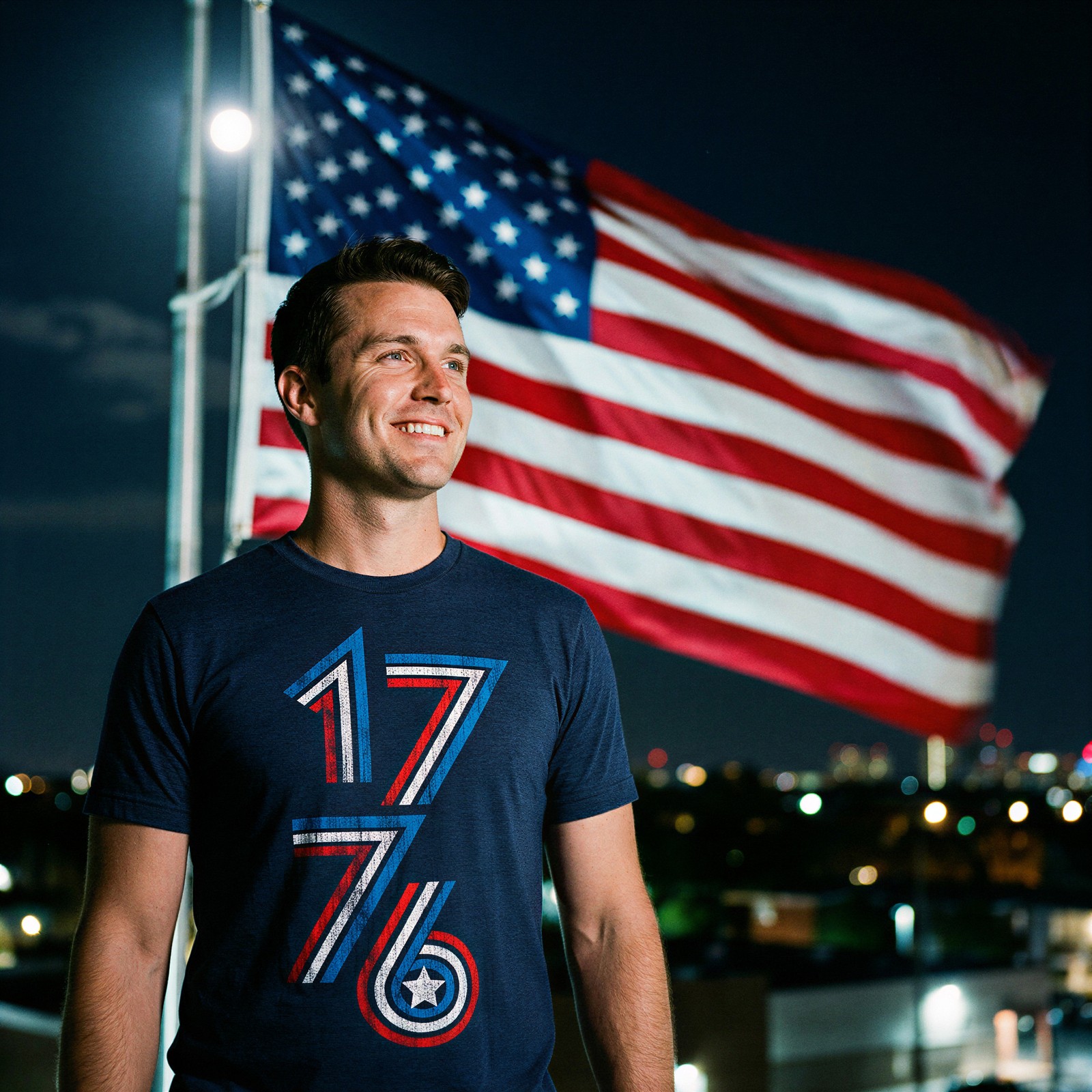 Mens 1776 Stripes Funny T Shirt Awesome Fourth Of July Graphic Tee for Men gallery