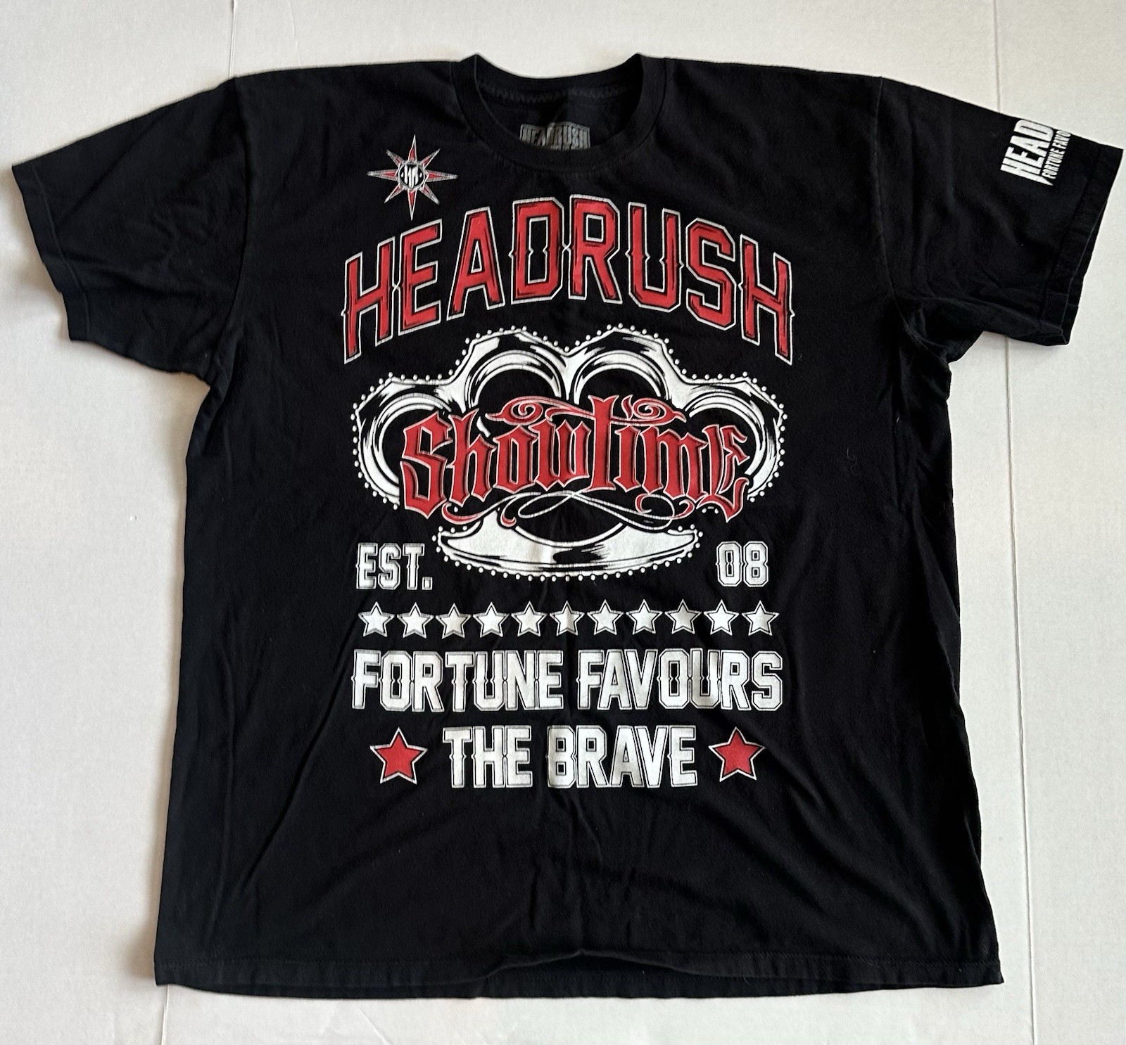 Headrush Anthony Pettis UFC “Showtime” T Shirt Black Men’s Size XL