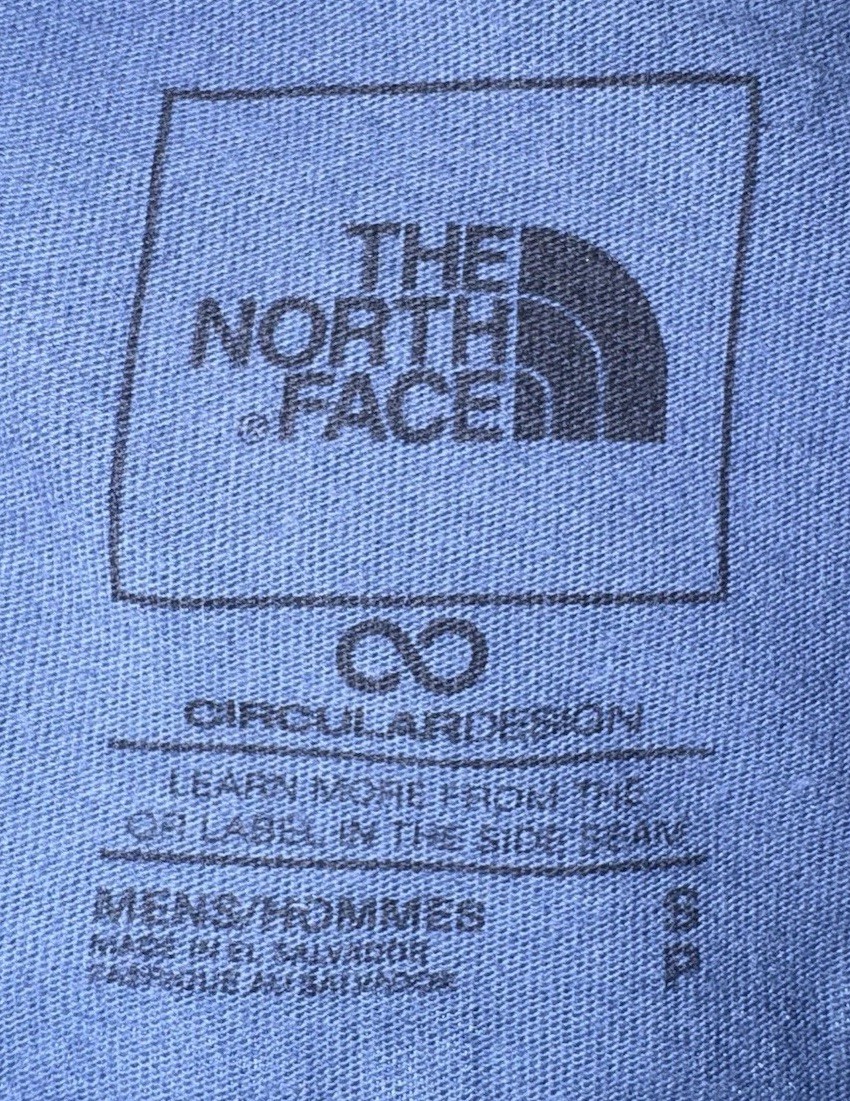 NWT $30 The North Face Half Dome Throwback Tee T-Shirt Shady Blue Men's S Small gallery