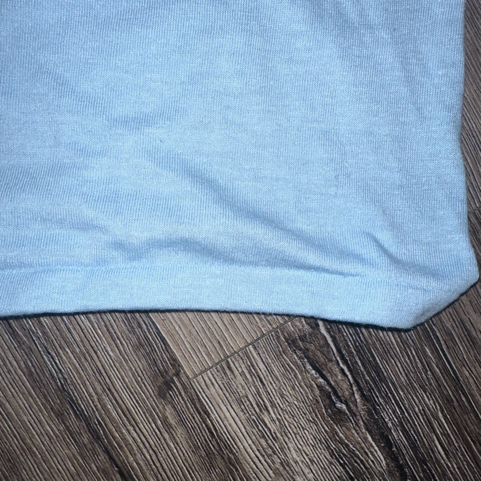 Vintage 70s Roach Ringer T shirt Hug Me Cartoon Blue Single Stitch Mens L gallery