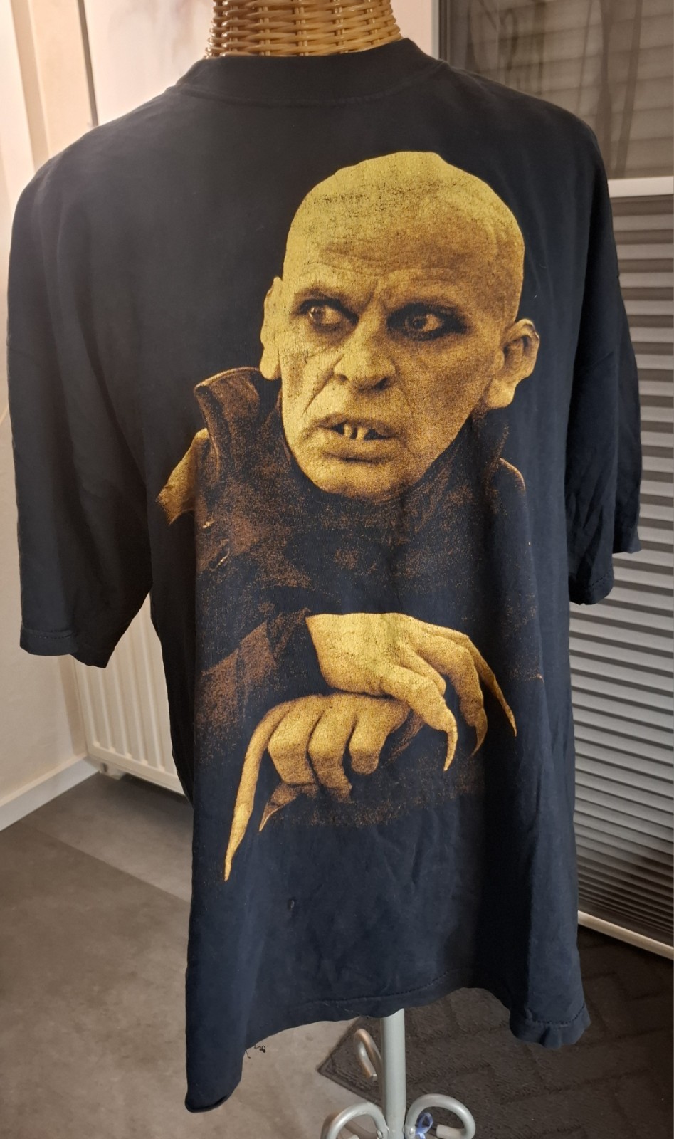 Vintage Klaus Kinski Nosferatu Dracula Horror Movie Shirt 90s XL gallery