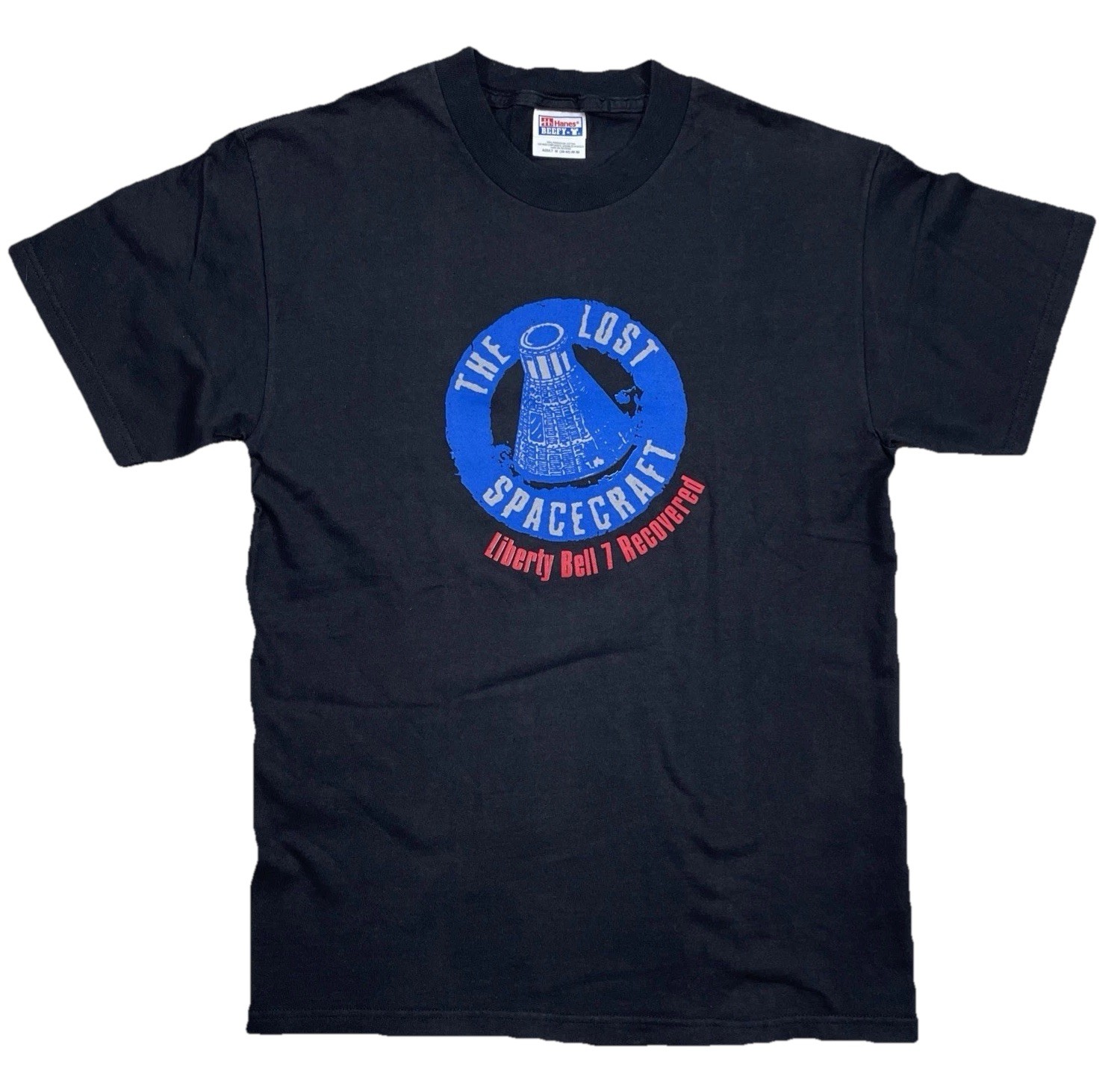 The Lost Spacecraft Discovery Channel T Shirt Liberty Bell 7 Hanes Med Vintage