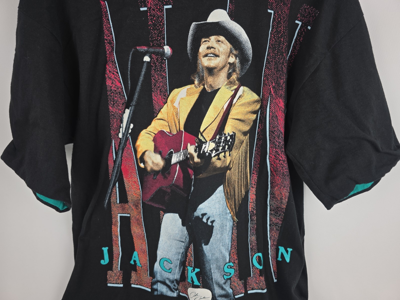 90s Alan Jackson On Tour Shirt Premier Sportswear Made in USA Size Large Black gallery