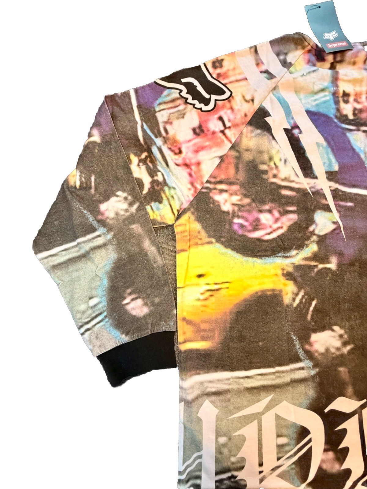 SUPREME’S LATEST DROP 🔥 SUPREME FOX RACING L/S SIZE XL CITY WHEELIE GRAPHIC gallery