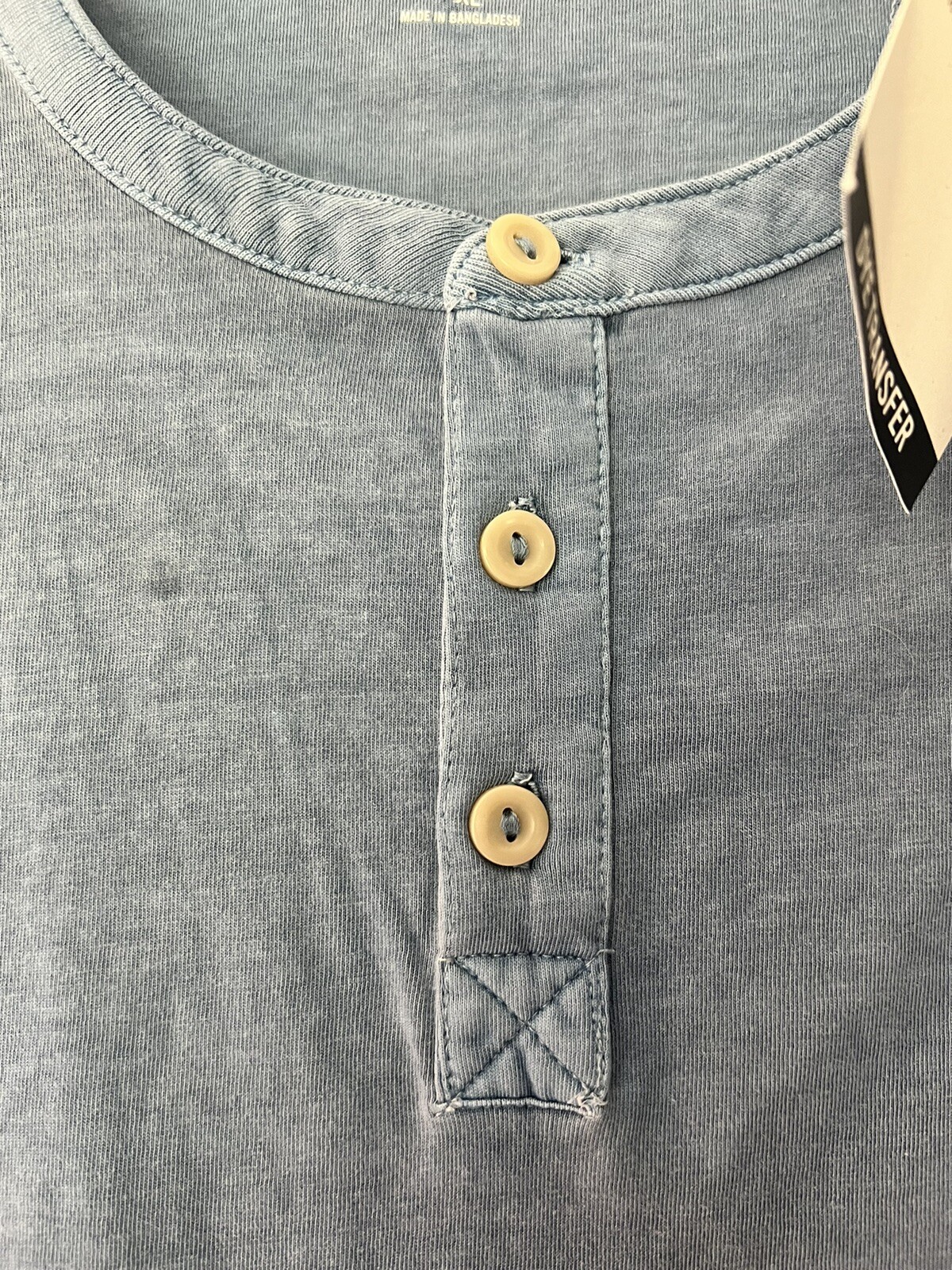 True Craft Men’s Henley T-Shirt Blue NWT Size XL Spring/Summer see description gallery