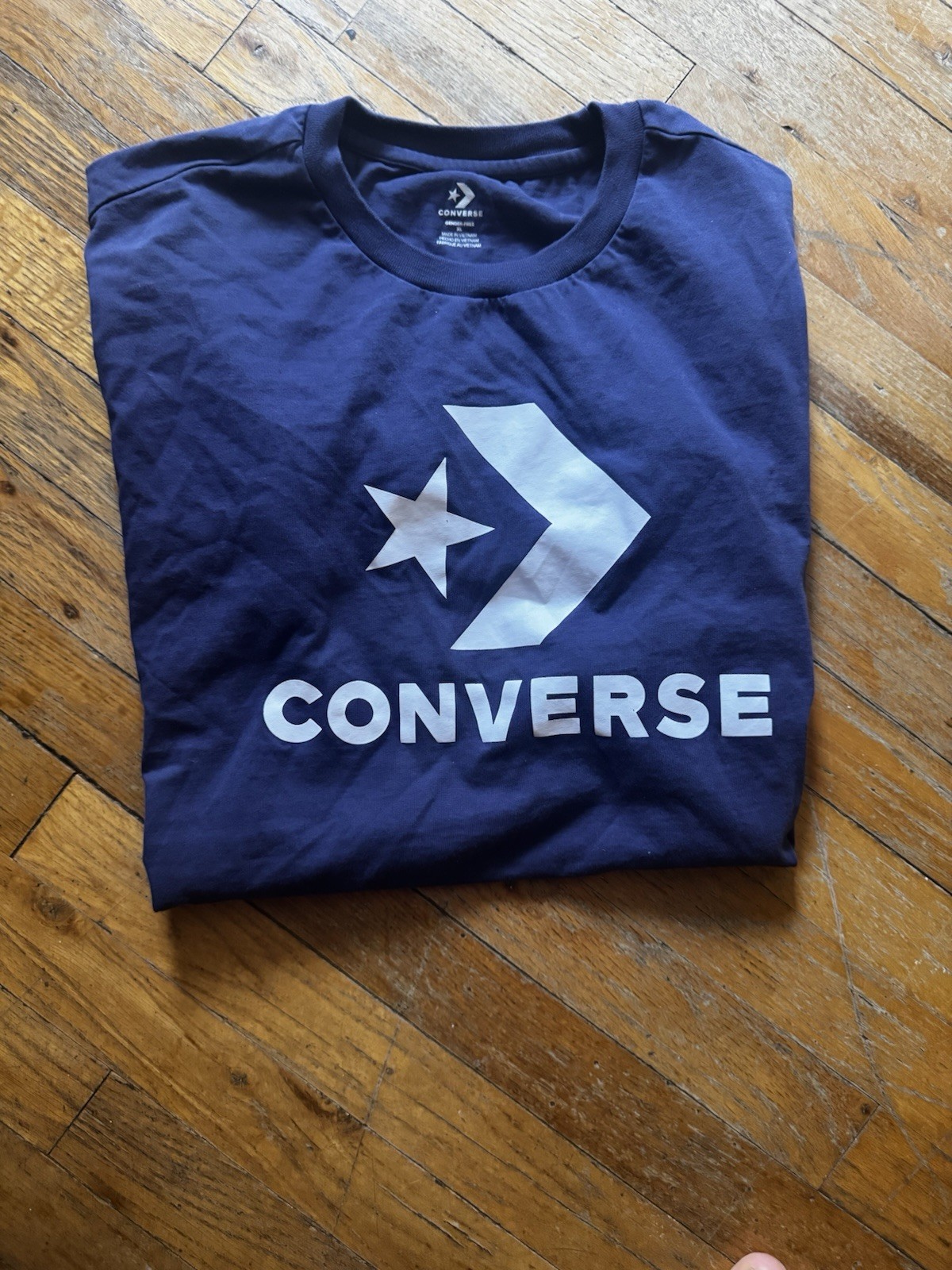 ConverseGo-To Star Chevron Standard Fit T-Shirt ‘Navy Blue’ XL