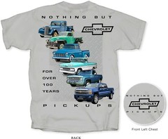 Chevy Chevrolet Nothing But Pickups Trucks Cars Automobiles T Shirt CVNBT-GY