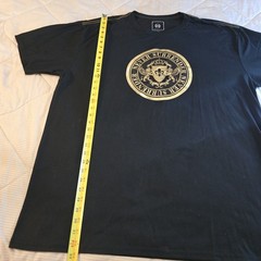 Surrender Never Mens Black Gold Chrome Edge CR24 5xl