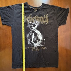 AUTHENTIC Behemoth Ov My Herculean Exile T-shirt Black Double Sided – Size L