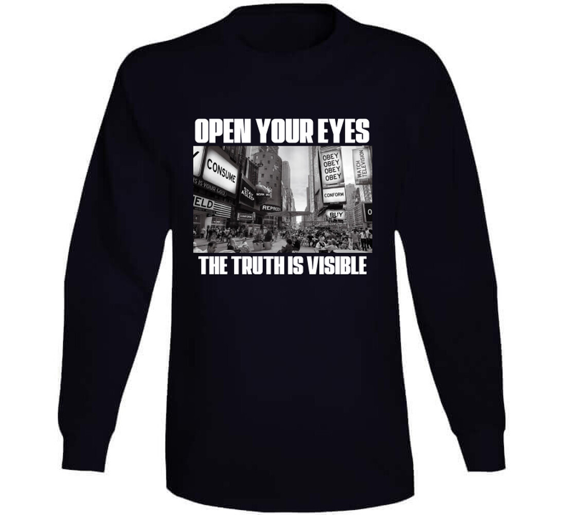 Open Your Eyes The Truth Is Visible They Live Roddy Piper Fan T Shirt gallery