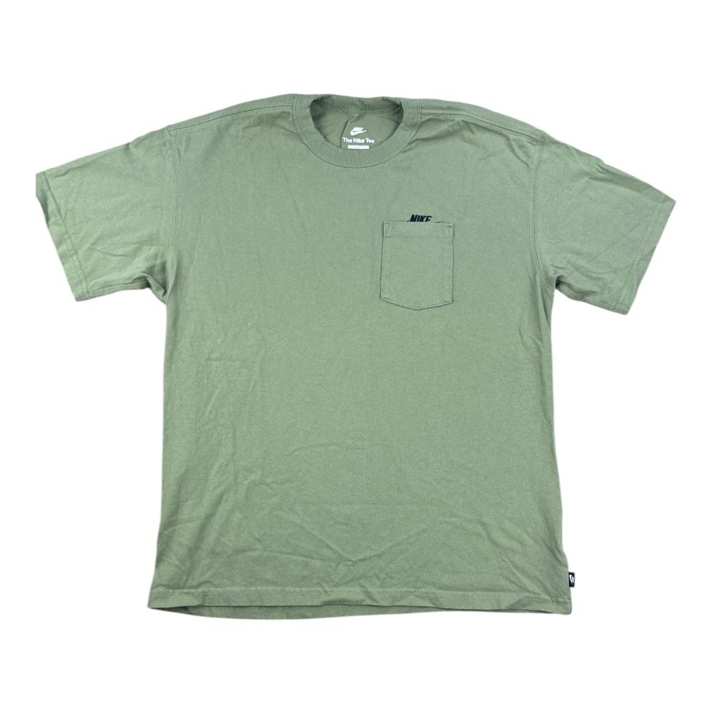 Nike Sportswear Premium Essentials Pocket T-Shirt Men's Green Loose Fit Medium gallery