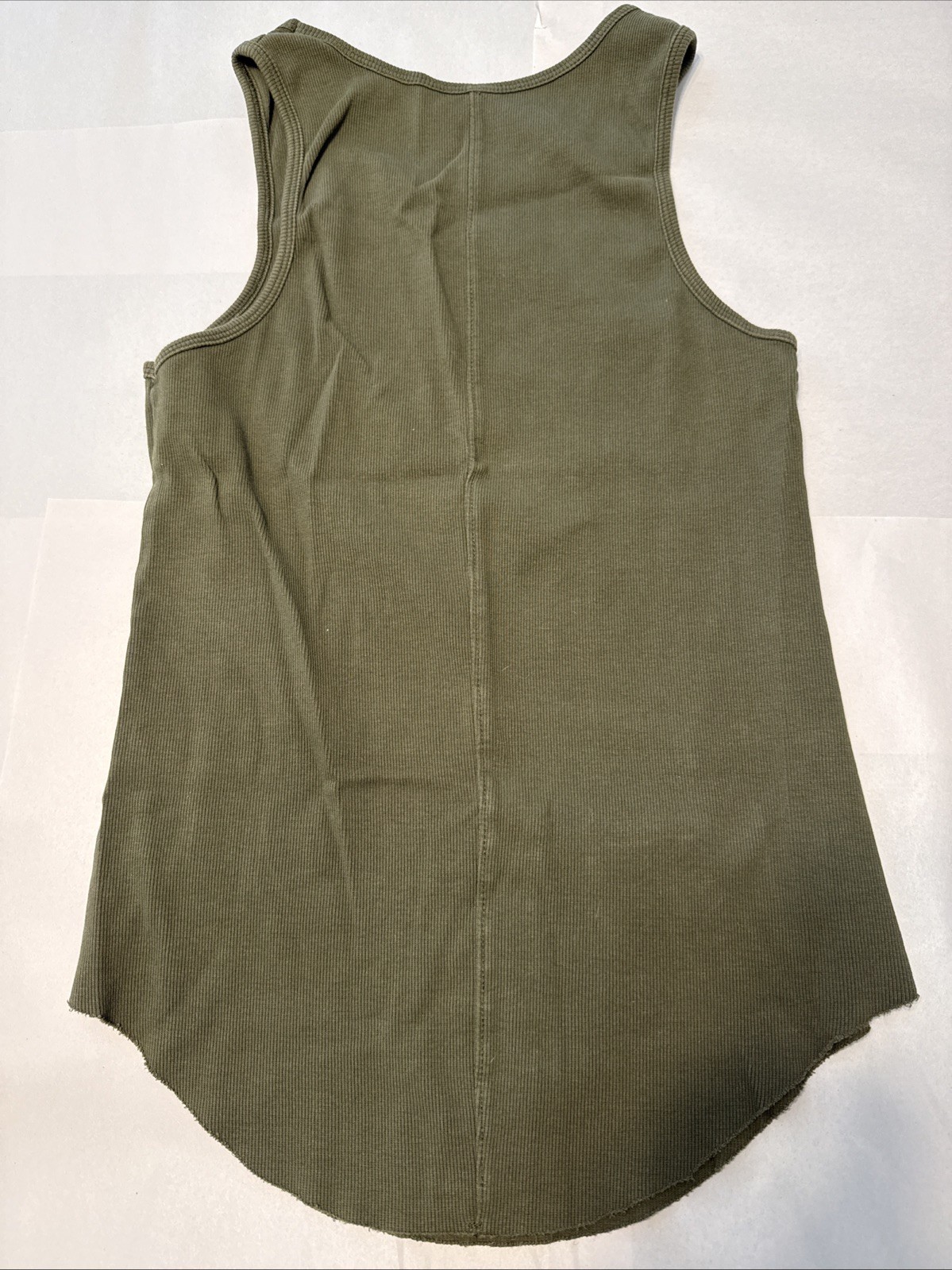 YoungLA Ribbed Tank Top Mens M Dark Green Athletic Performance Gym gallery