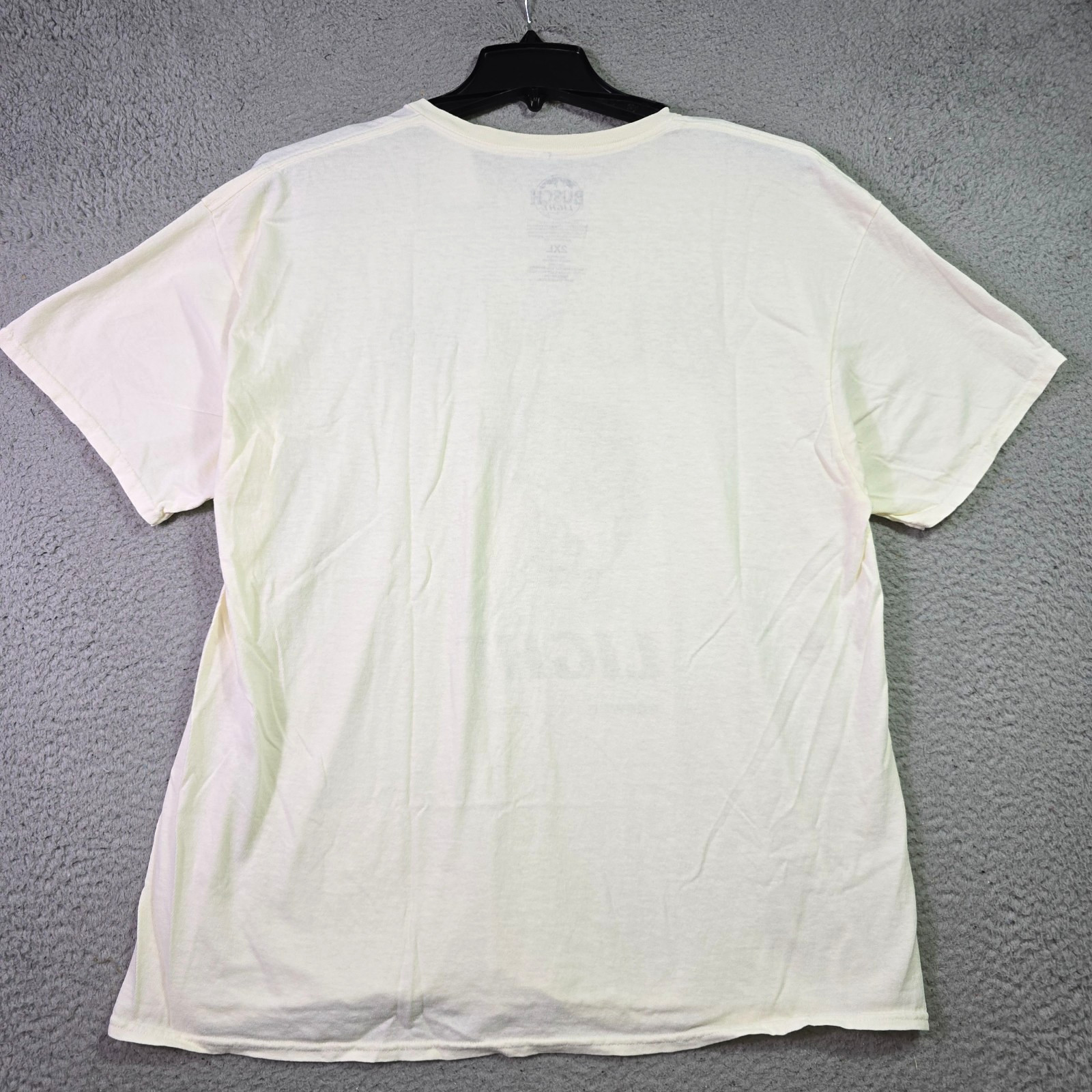 BUSCH LITE BEER T Shirt Men 2XL XXL WHITE BREW FISHING BASS Casual Outdoor NWT gallery