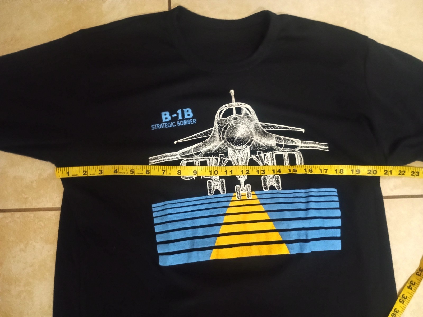 Vintage Rockwell B-1B Lancer Strategic Bomber T-Shirt Mens *SEE MEASUREMENTS* gallery