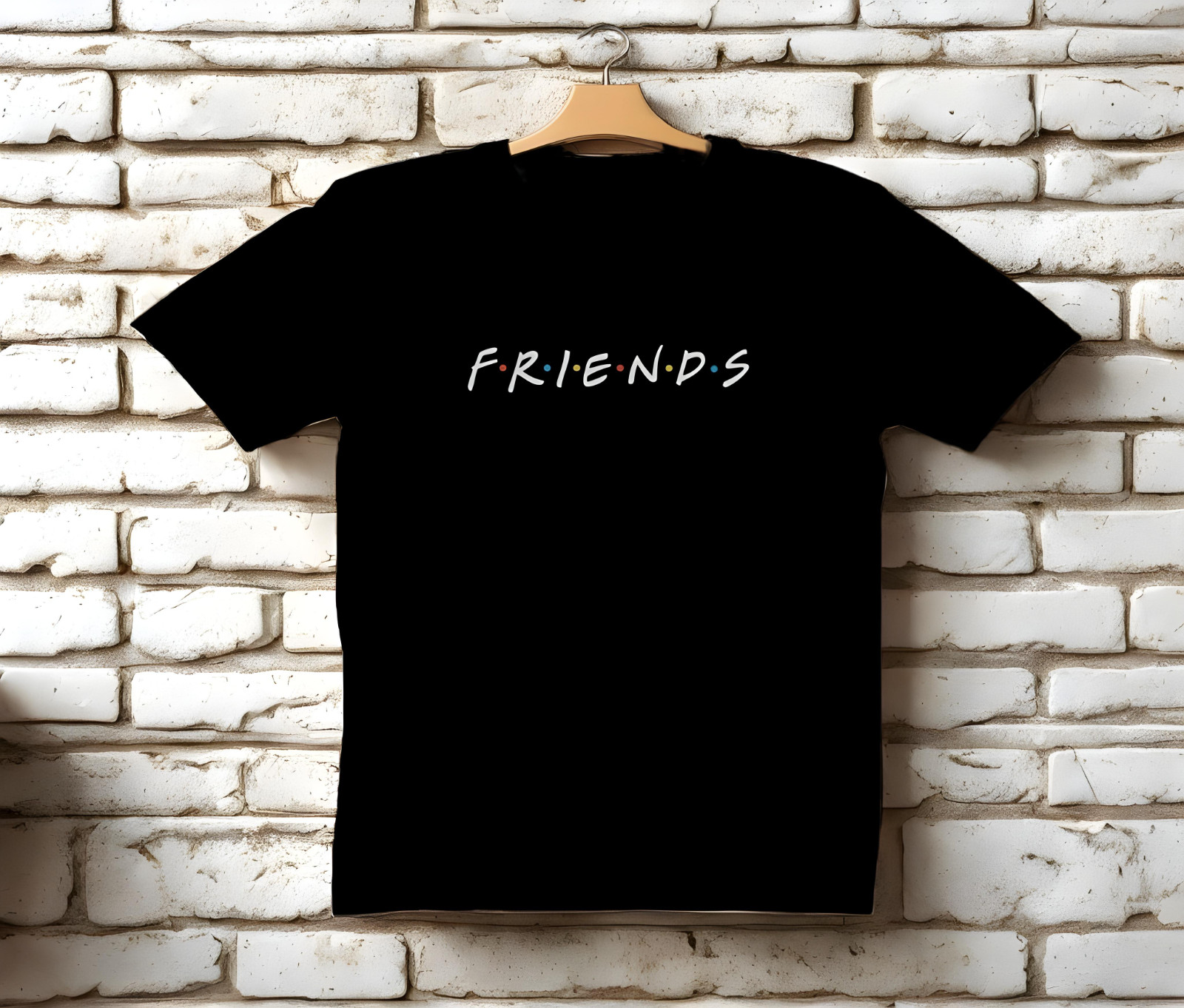 FRIENDS Black T-Shirt Size S-5XL gallery