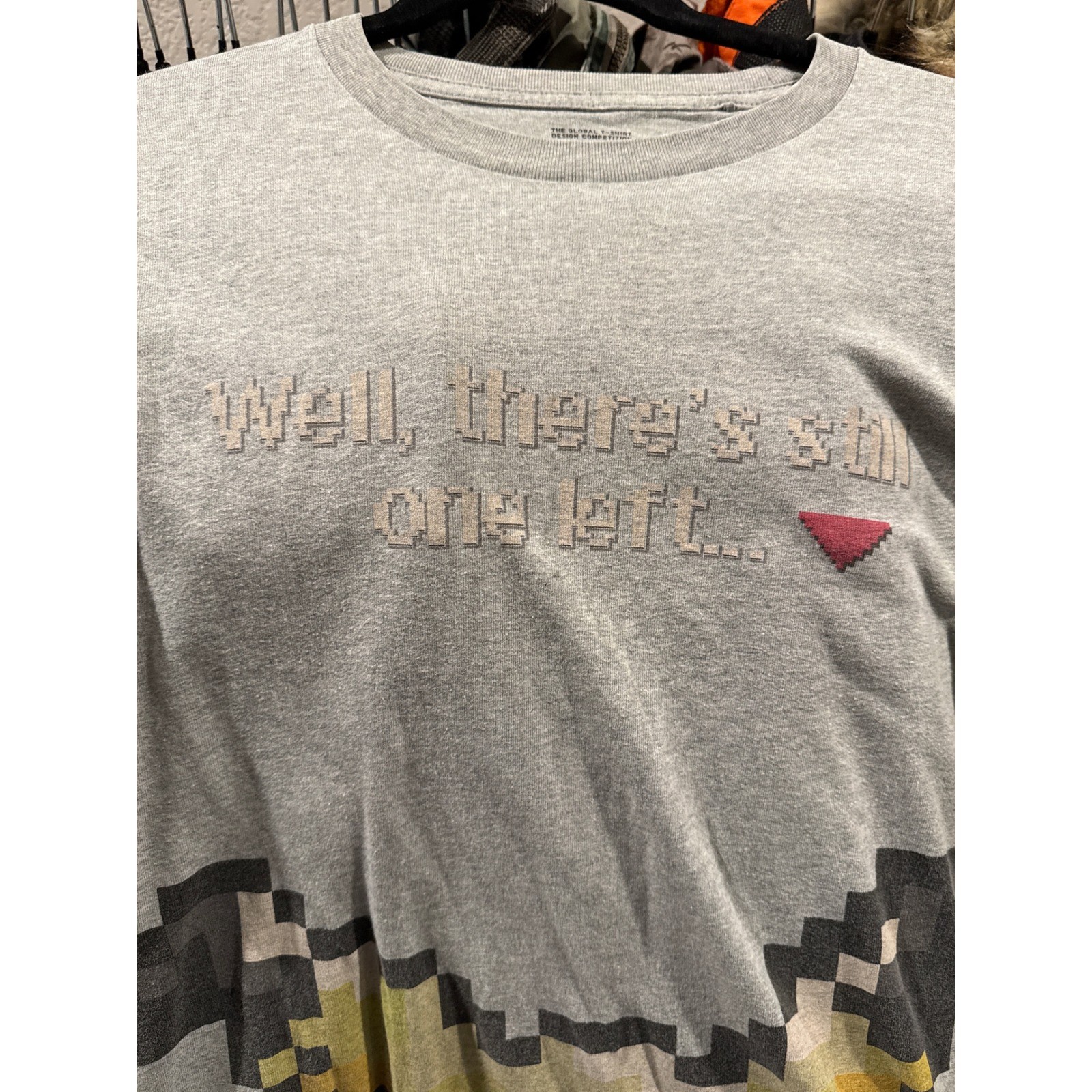 Uniqlo UTGP 2017 Nintendo Pokemon Pikachu Pixel Graphic T-Shirt Gray Small gallery