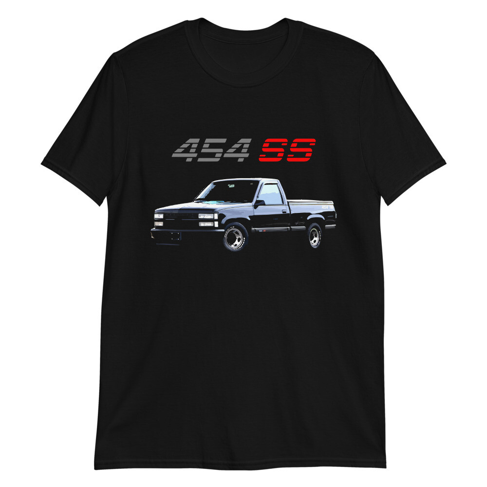 1990s Chevy 1500 454 SS Pickup Truck Short-Sleeve T-Shirt gallery