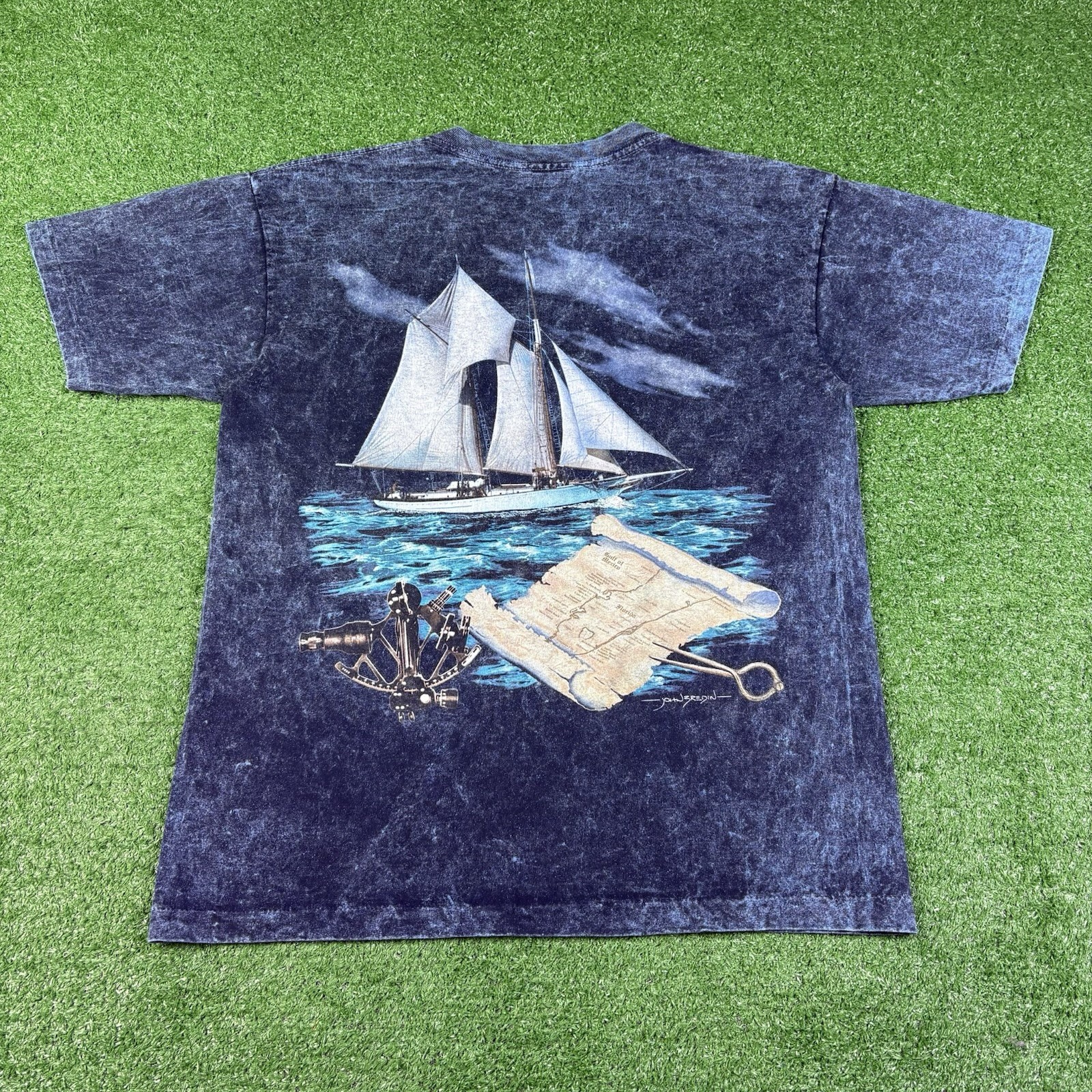 Vintage 90s John's Pass Madeira Beach Florida Shirt Men's Large Made In USA gallery