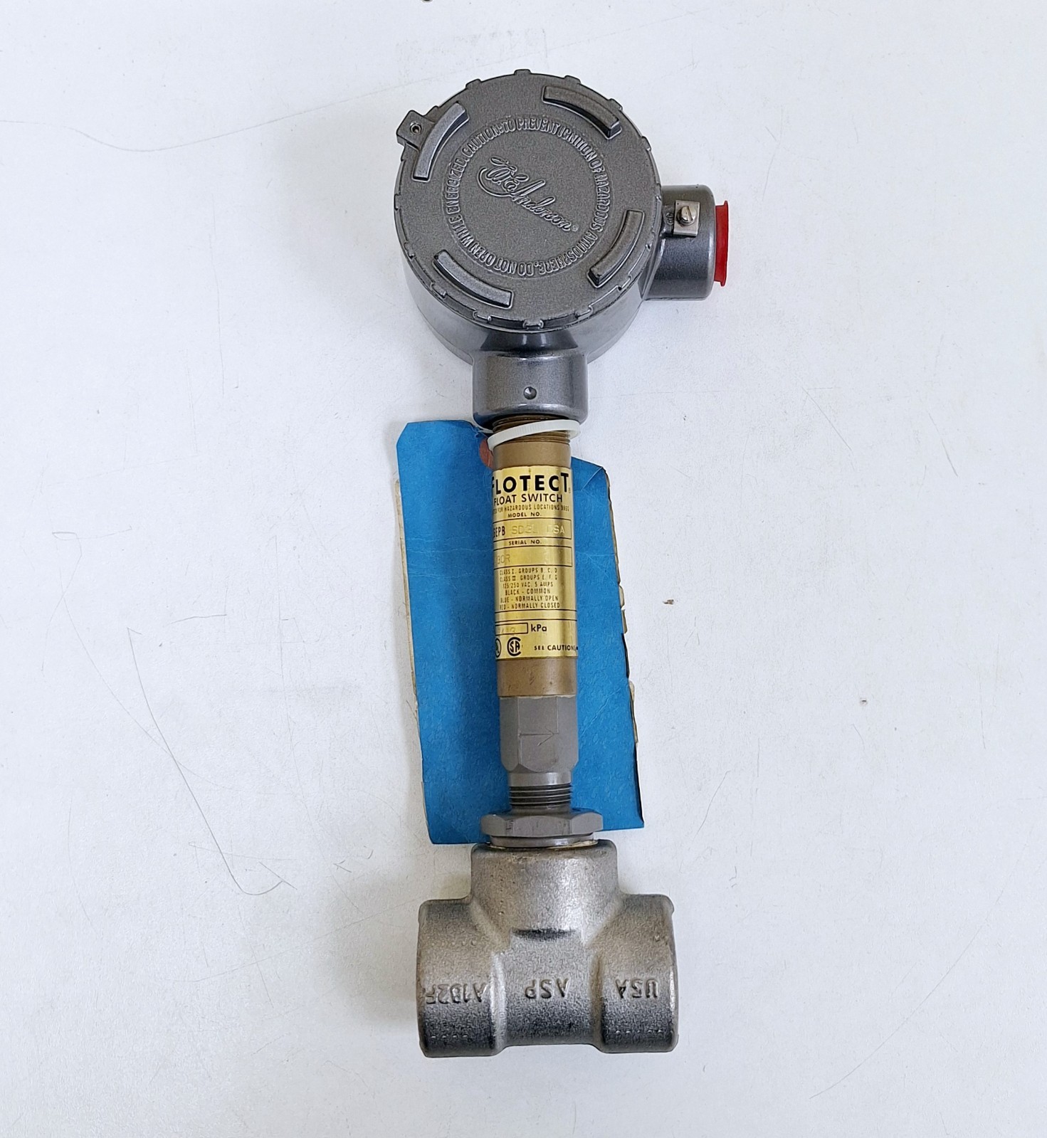 Flotect L6EPB-SD3L CSA Float Level Switch with Plug 5A 125/250 VAC