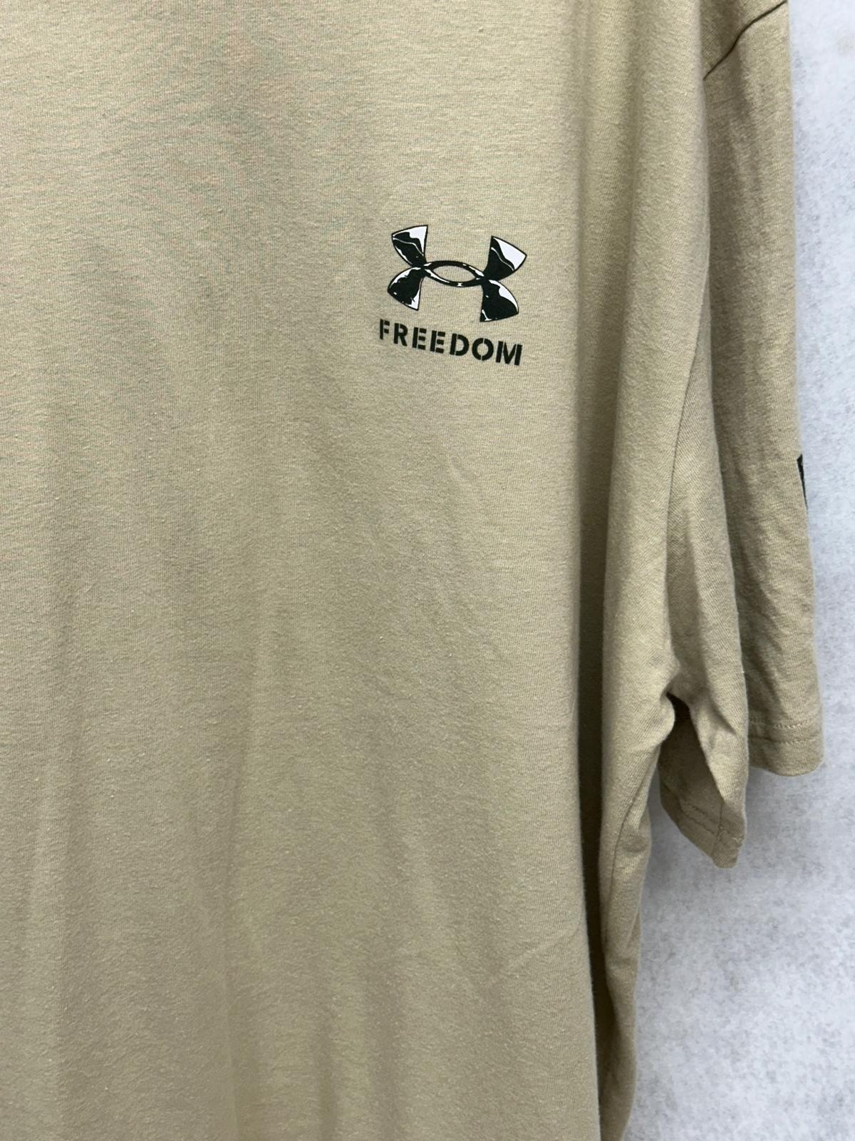Under Armour Freedom Snake Knife Tee Shirt Mens XL Desert Sand Tactical Graphic gallery
