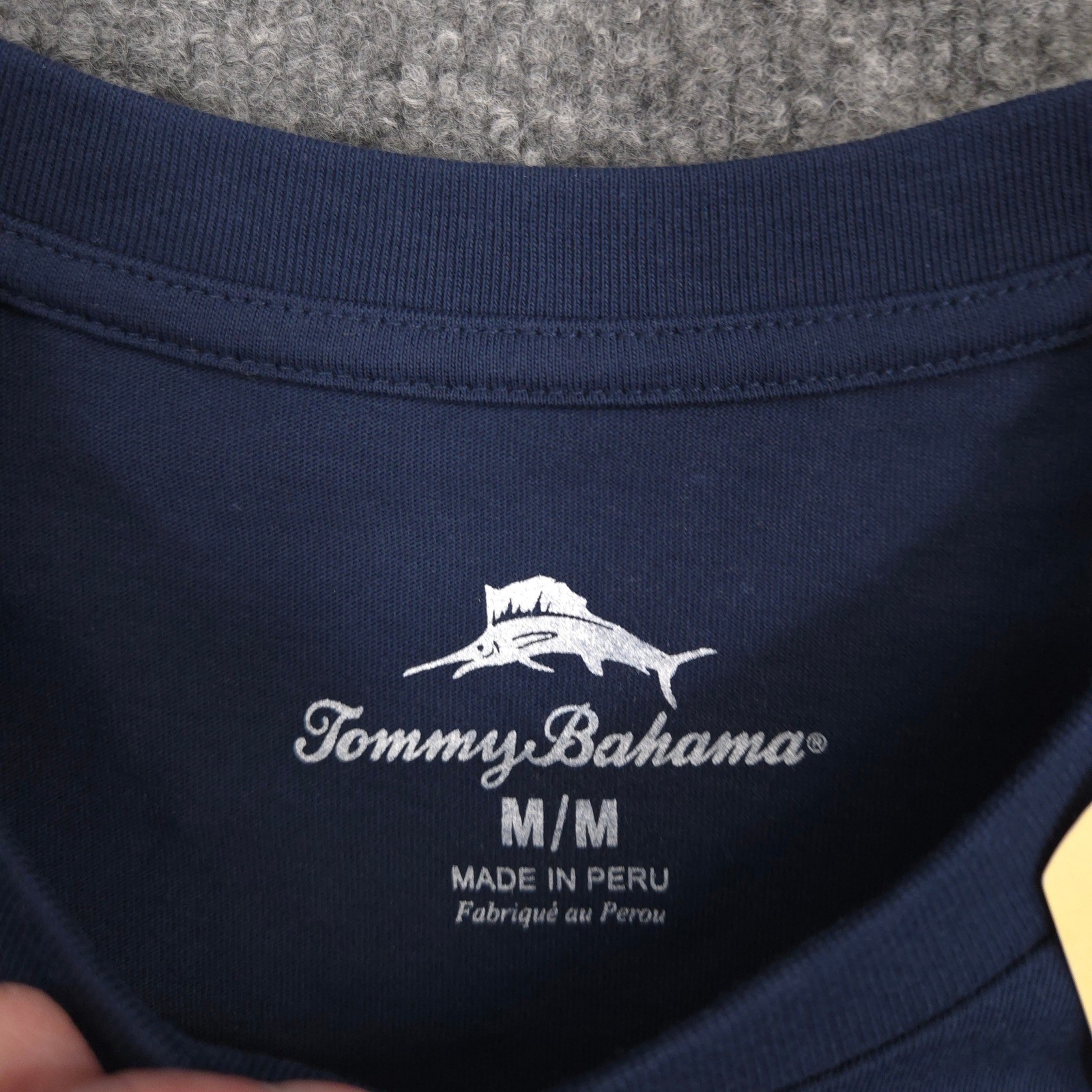 Tommy Bahama T Shirt Mens M Navy Tequila Lime Cocktails Graphic Short Sleeve NEW gallery