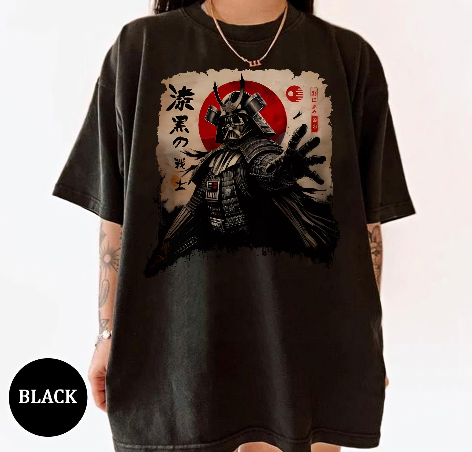 Vintage Samurai Darth Vader Antique Japanese Unisex Adult Kid Tee 280504 gallery