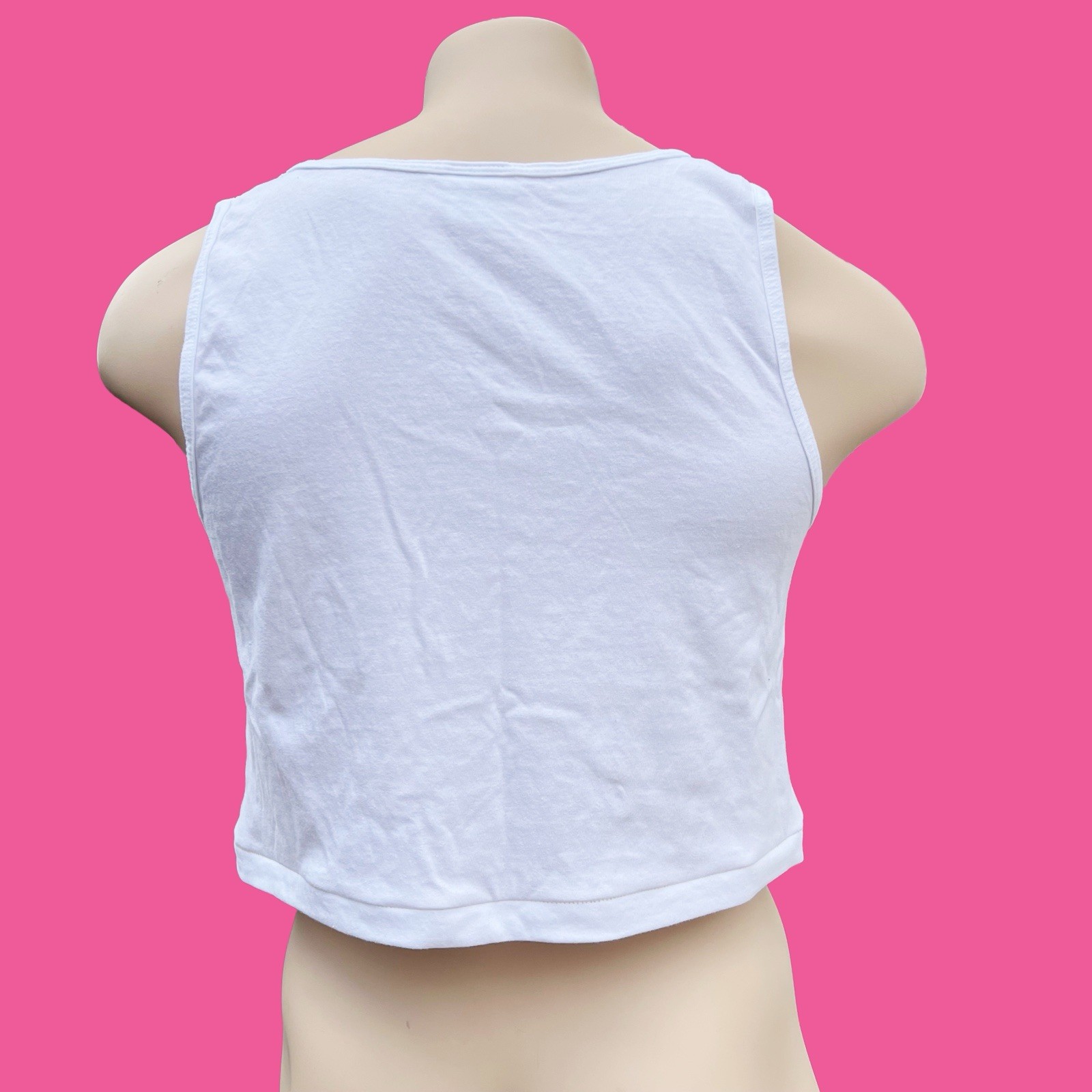 Varsity Personalization number Custom print men white crop tank top gallery