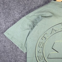 Vintage Starter Shirt Medium Green 90s USA Sage Big Print Sports Rare Star Logo