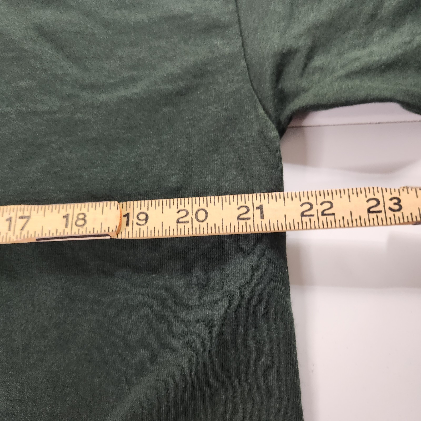 Gildan DryBlend Men's Large Short Sleeve Crew Neck T-Shirt Dark Green 50/50 NWOT gallery