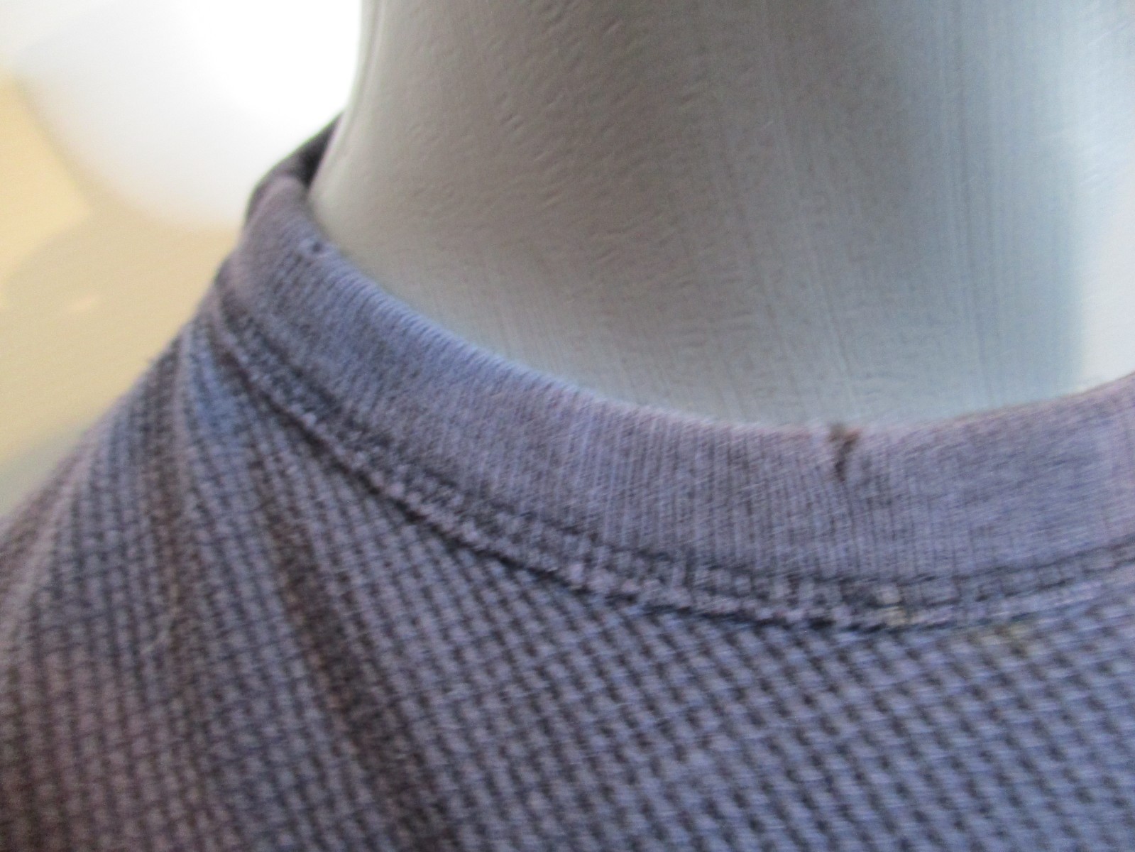 American Eagle Thermal Long Sleeve XL Navy Blue Knit Retro y2k distressed gallery