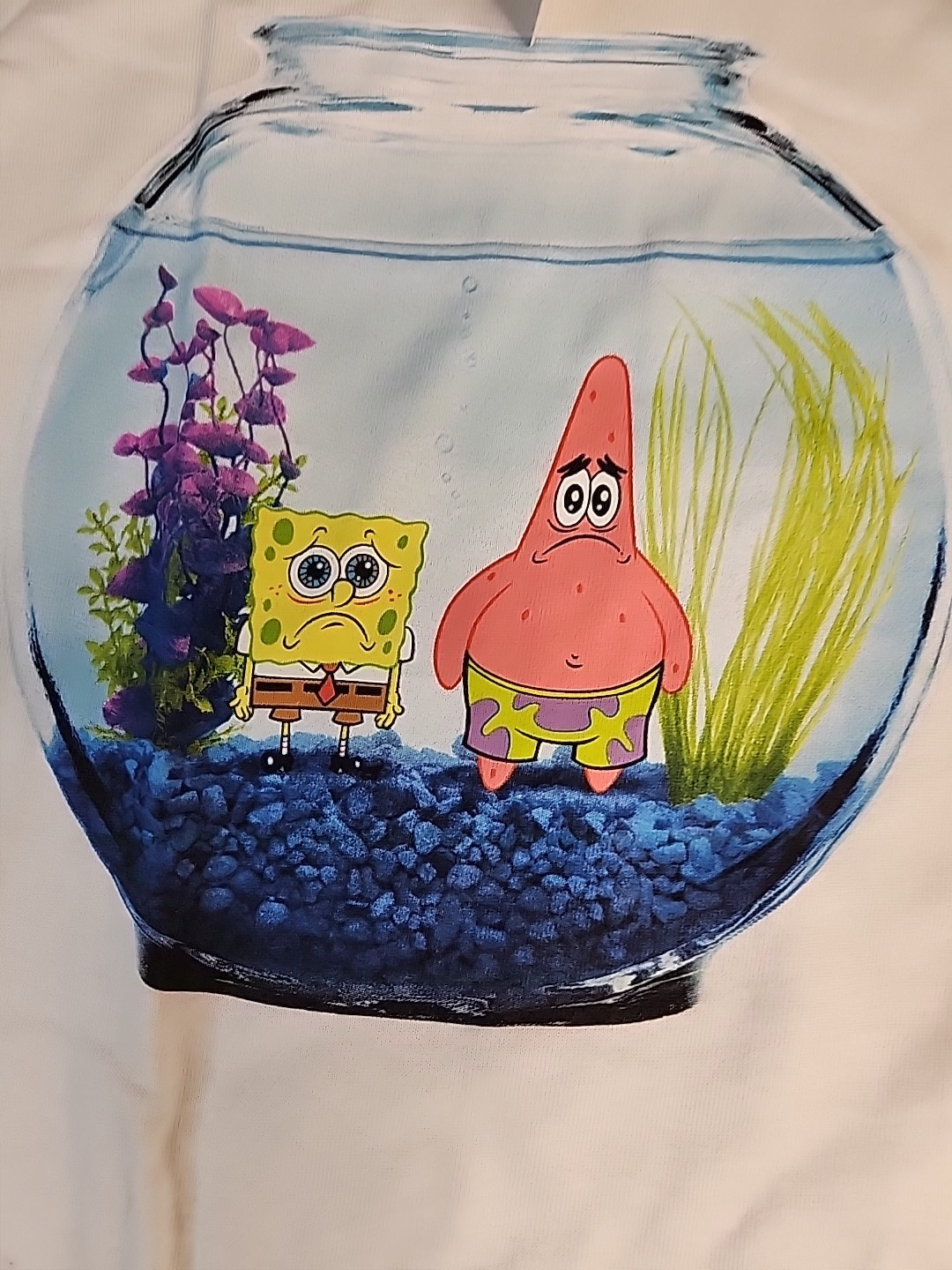 Spongebob Square Pants Pets Graphic White Cotton T-shirt Mens 2XL gallery