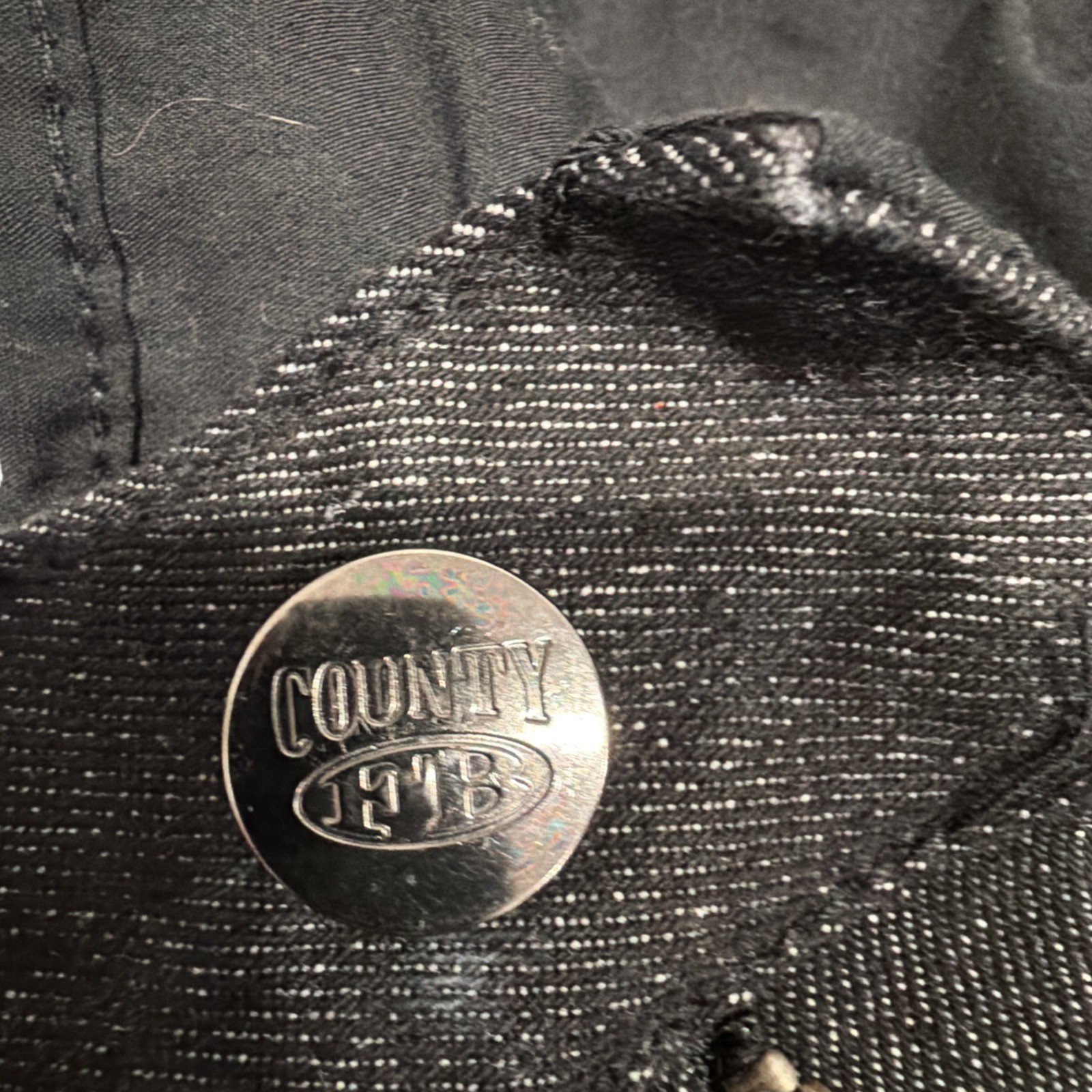 FB County Denim Jeans Cargo 38x30 (36x28) Black Casual gallery