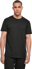 Build Your Brand Basic Round Neck Tee BB010 – Ribbed Crew Neck
