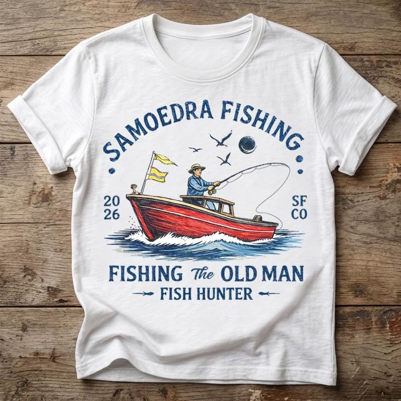 Vintage Fishing Shirt Boat Graphic Tee, Fisherman Gift Shirt, Retro Fishing Outf