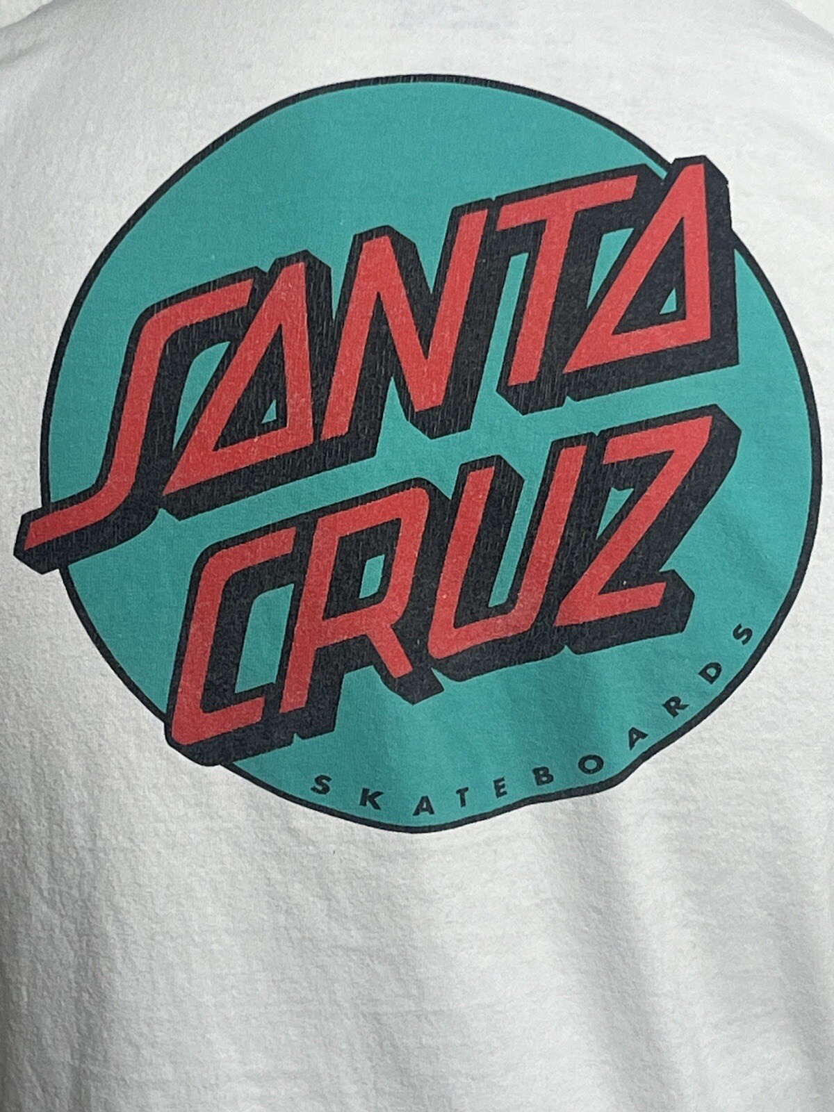 Santa Cruz Skateboards Graphic T-Shirt Mens Unknown Size White Logo Short Sleeve gallery